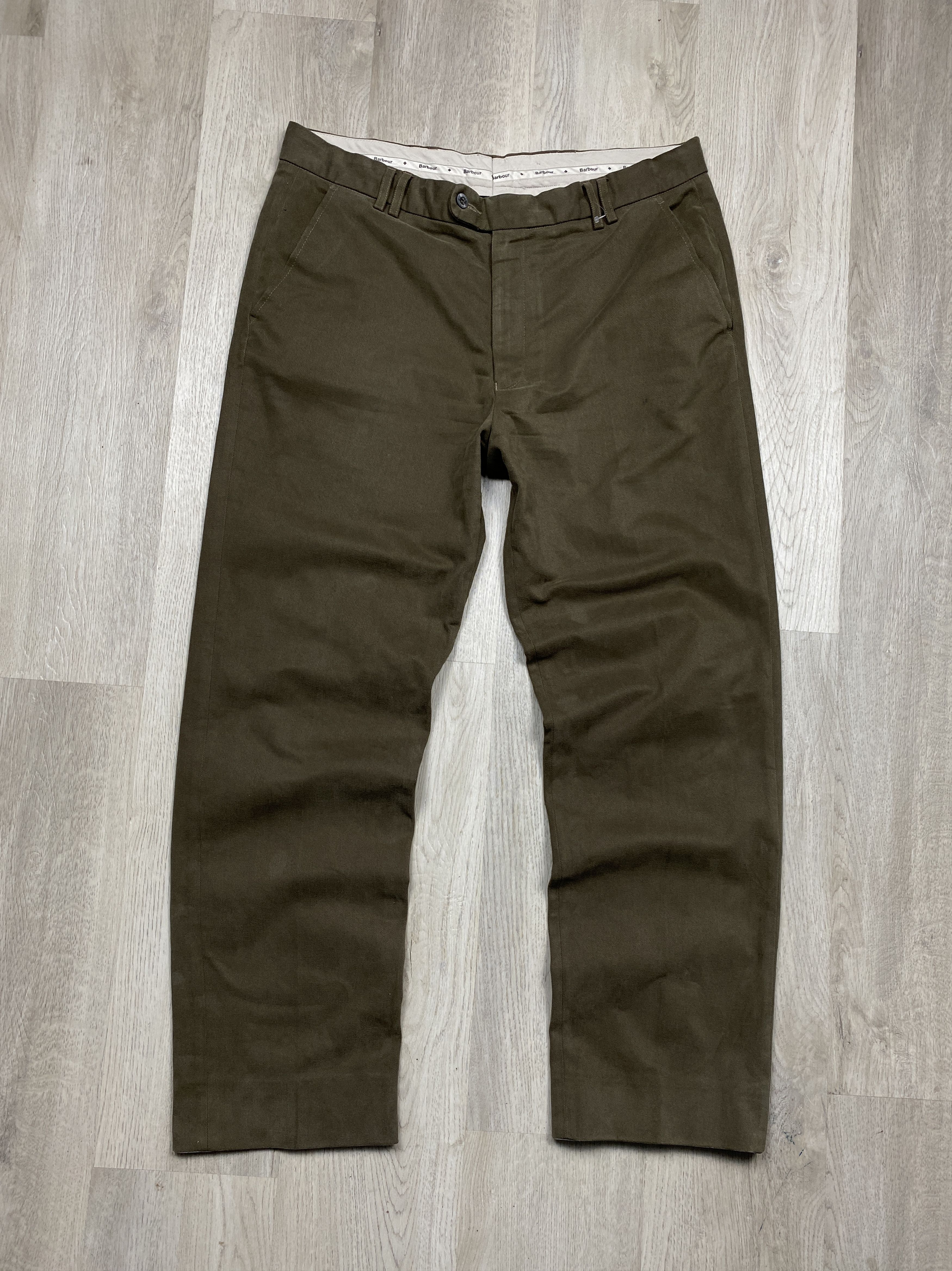 Barbour × Vintage Barbour Vintage Chino Pants Y2K Heavy Cotton Size US 36 / EU 52 - 1 Thumbnail