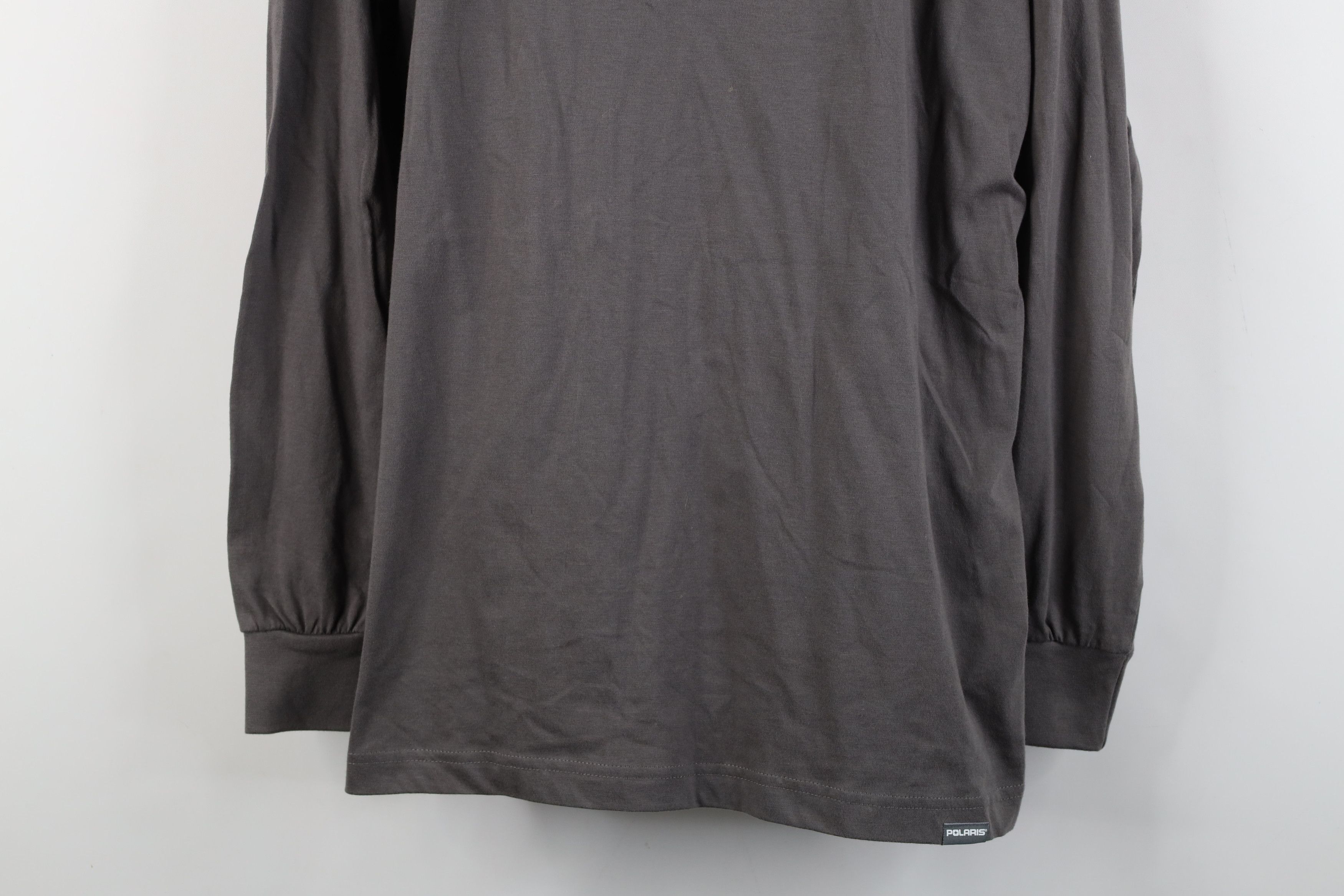 Vintage Vintage Y2K Polaris Snowmobile Long Sleeve T-Shirt Gray Size US M / EU 48-50 / 2 - 3 Thumbnail