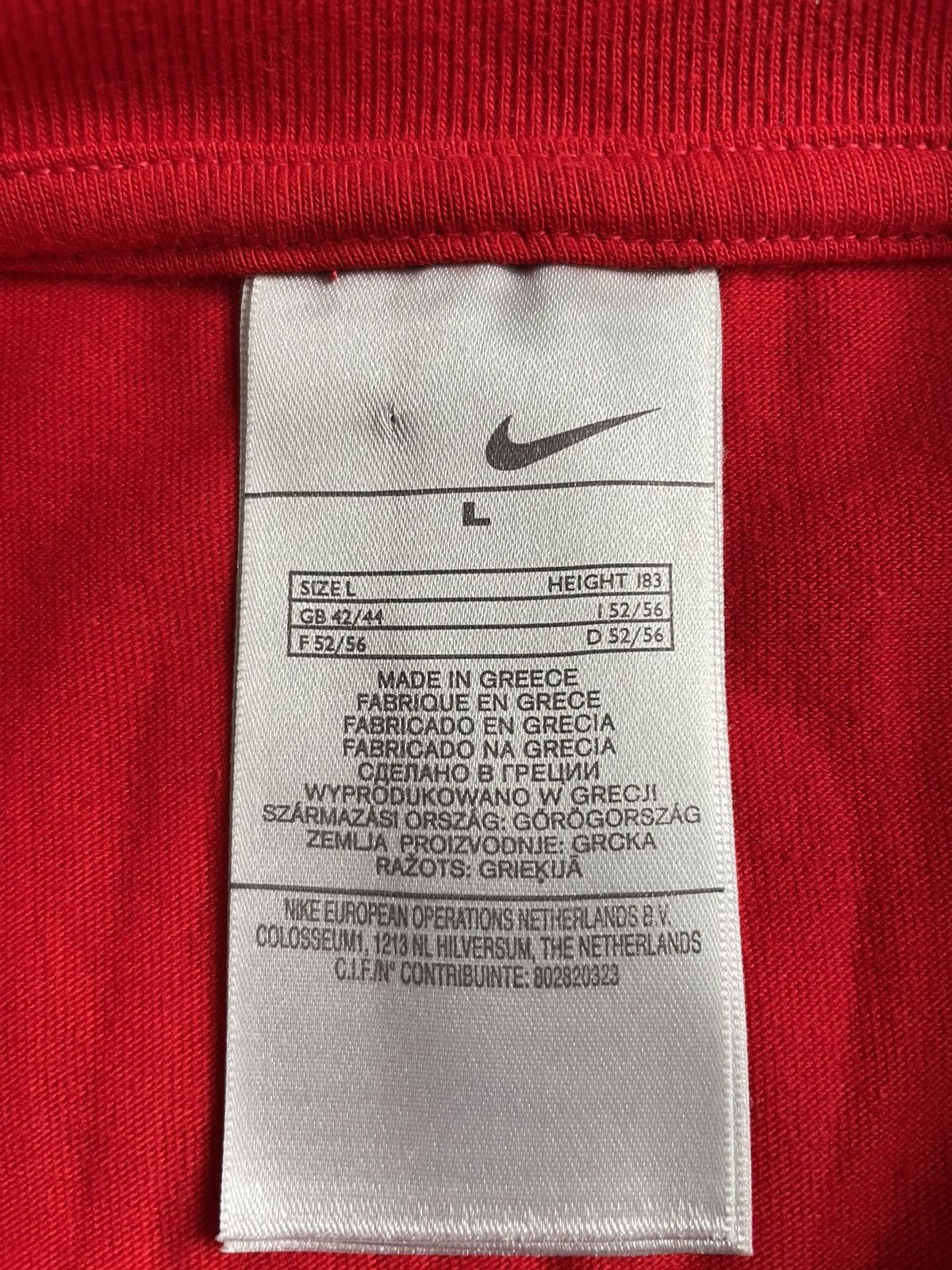Nike × Vintage Nike Vintage Manchester United #9 Rooney Football T Shirt Size US L / EU 52-54 / 3 - 7 Thumbnail