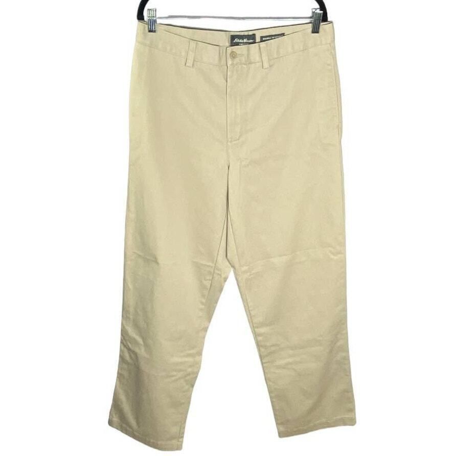 Eddie Bauer Eddie Bauer Mens Pants Wrinkle Resistant Relaxed Fit Khaki T Size US 34 / EU 50 - 1 Thumbnail