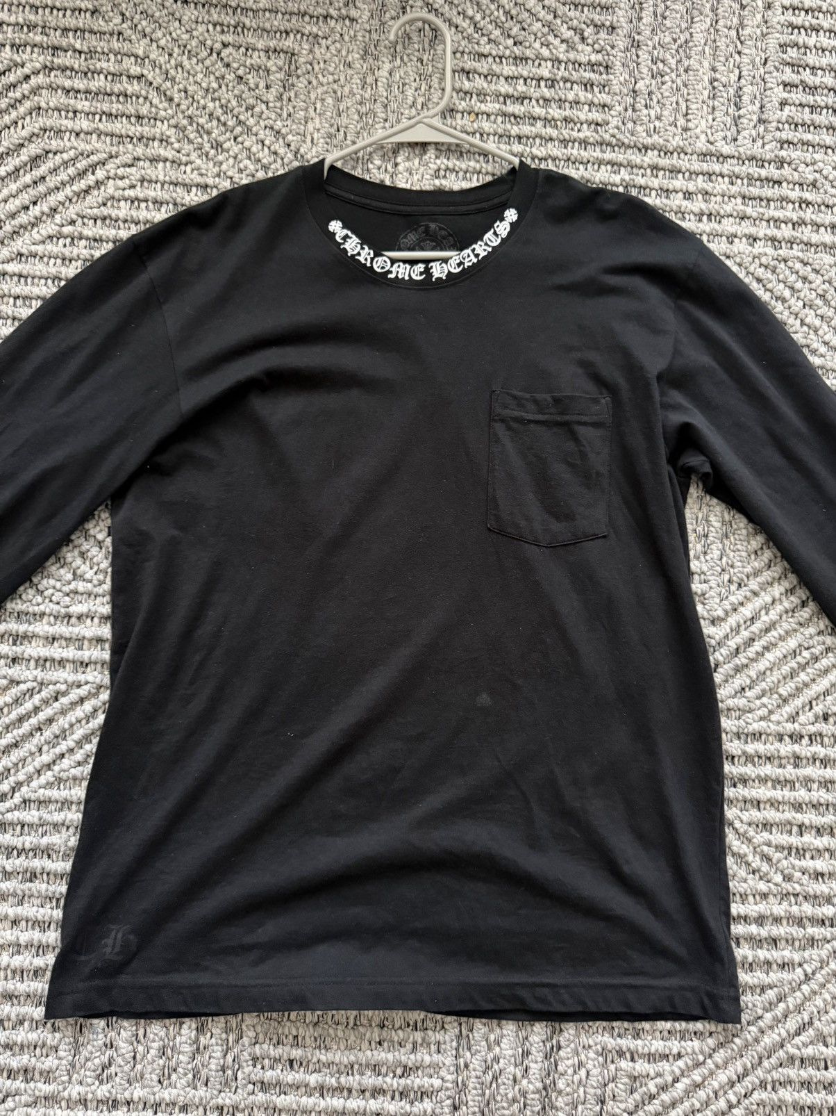 Chrome Hearts Chrome Hearts Neck Logo Pocket LS Tee | Grailed