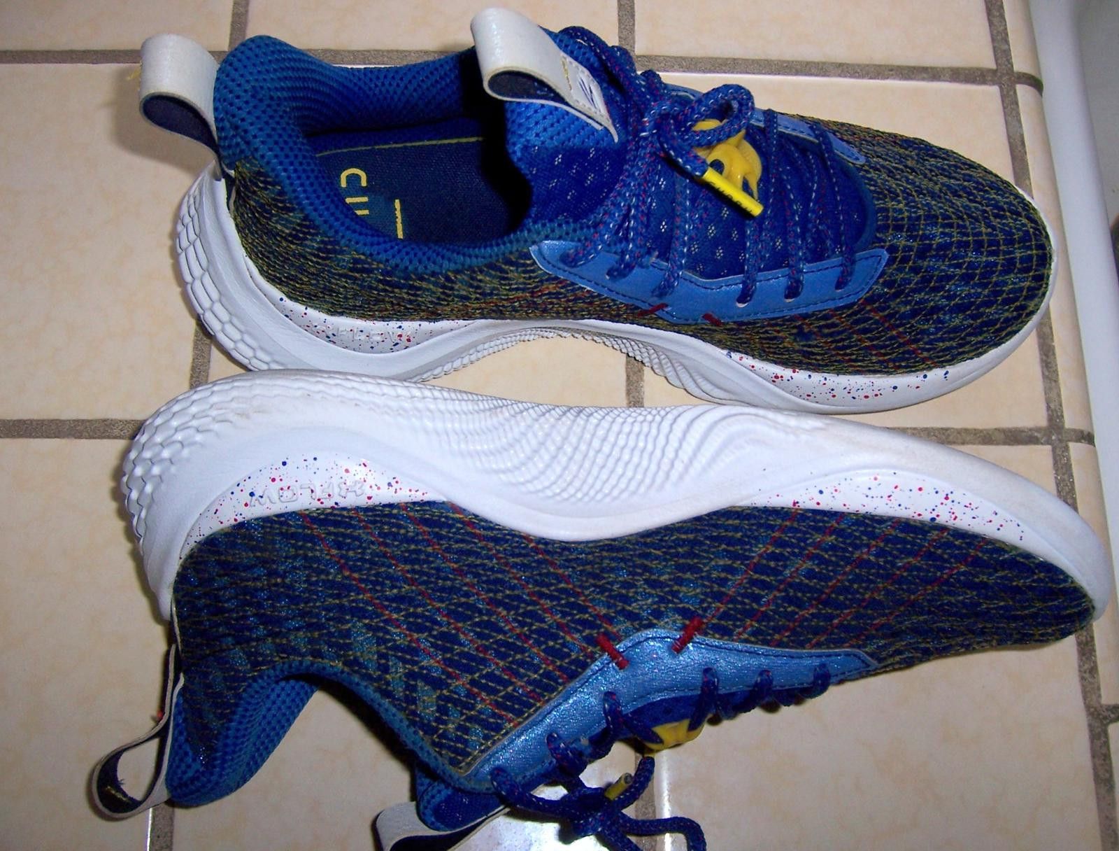 Under Armour Under Armour Flow 10 Curry-fornia Dub Nation Shoes - M 9 Size US 9 / EU 42 - 6 Thumbnail