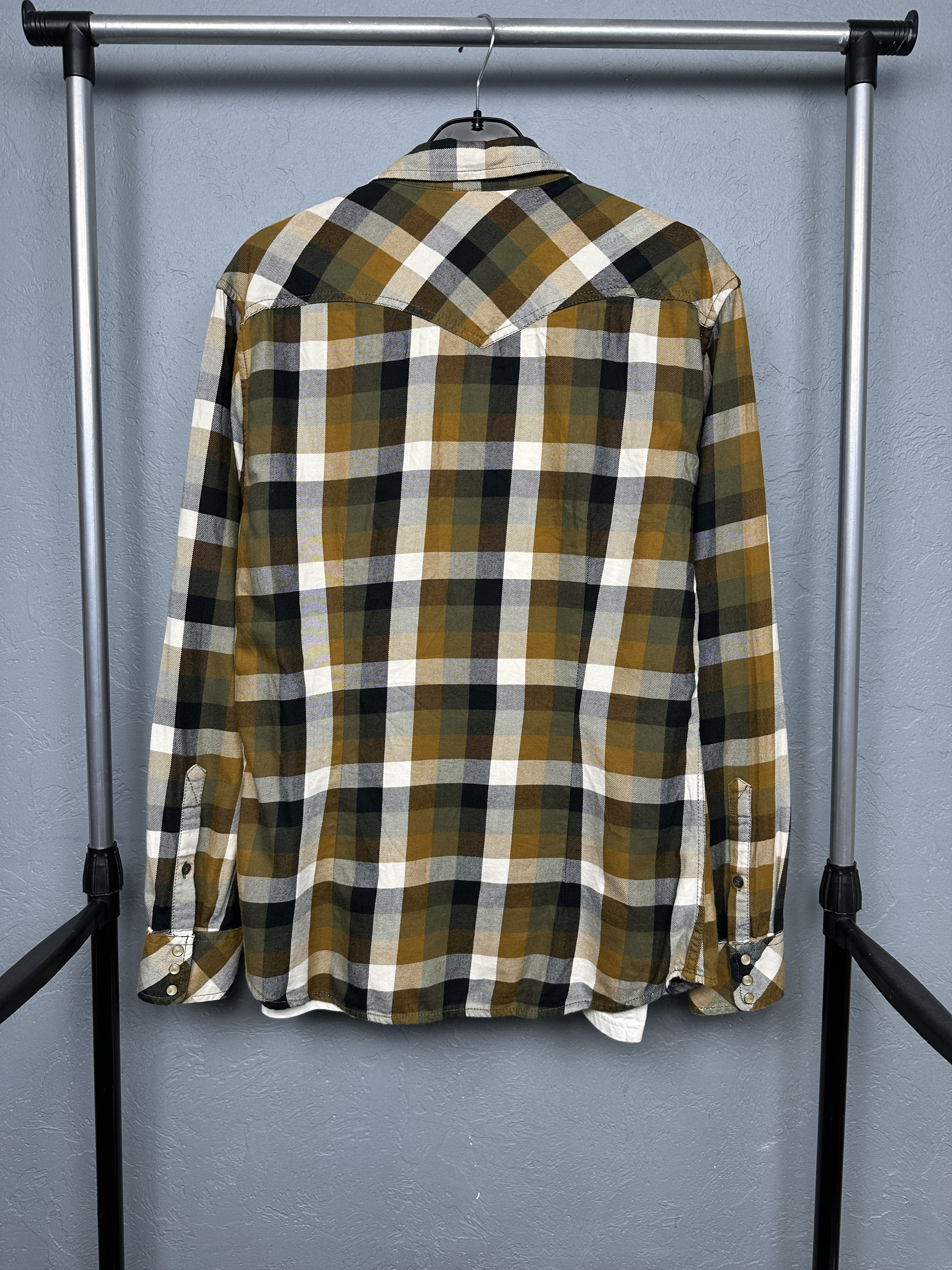 Diesel Diesel Mens Flannel Plaid Shirt Size US M / EU 48-50 / 2 - 7 Thumbnail