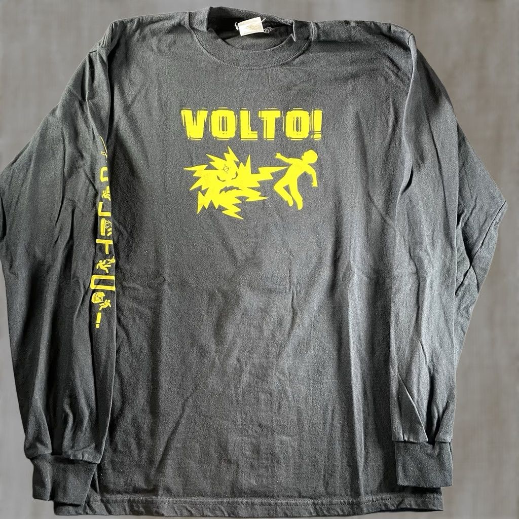 Gildan VINTAGE Volto Shirt Mens M Long Sleeve Crew Neck Graphic Print 2003 Jam Rock Los Angeles Gildan Black Cotton Size US M / EU 48-50 / 2 - 1 Thumbnail