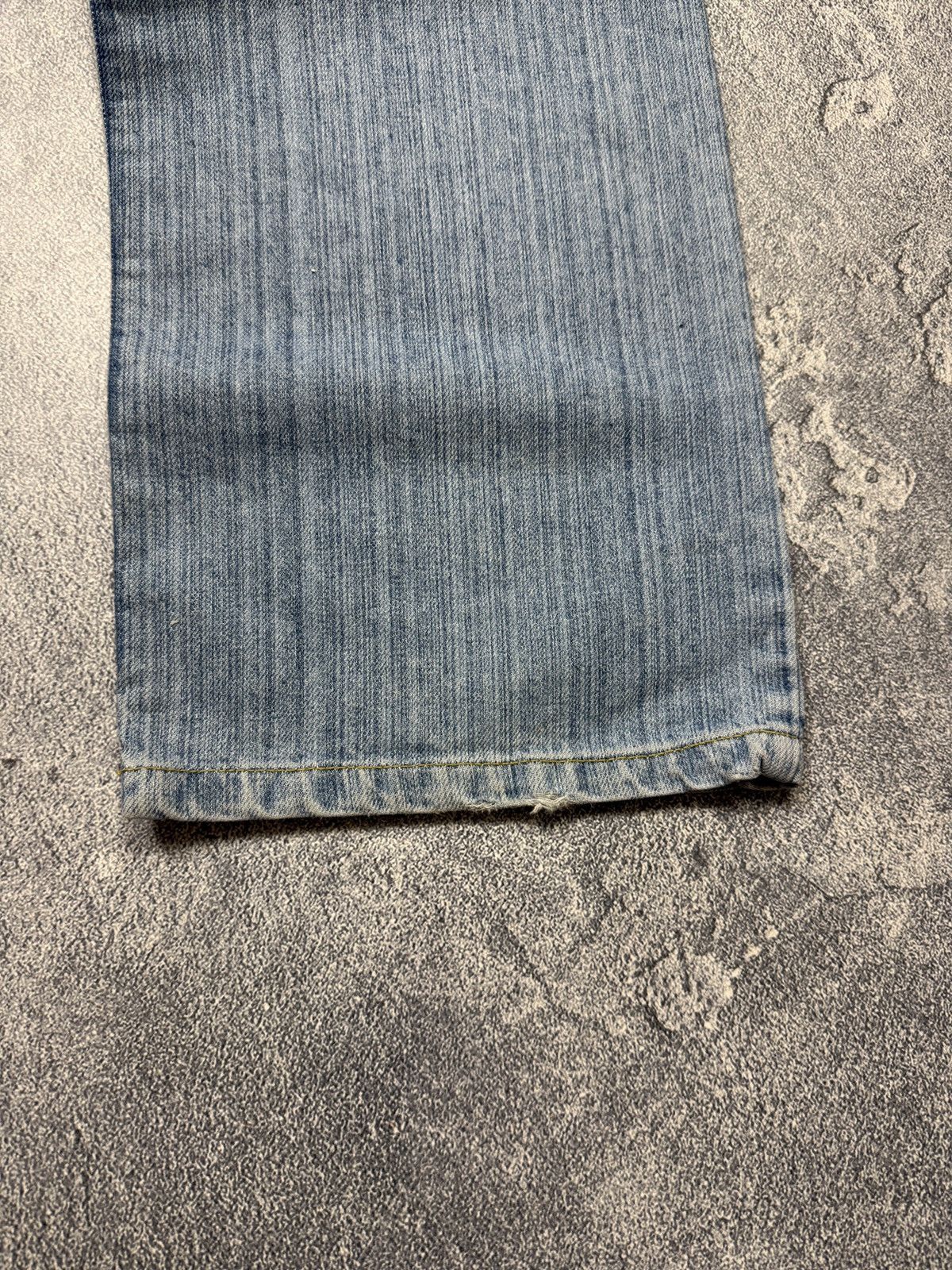 Diesel Y2K Flare Opium LGB Style Diesel Distressed Denim Jeans Size US 32 / EU 48 - 15 Thumbnail