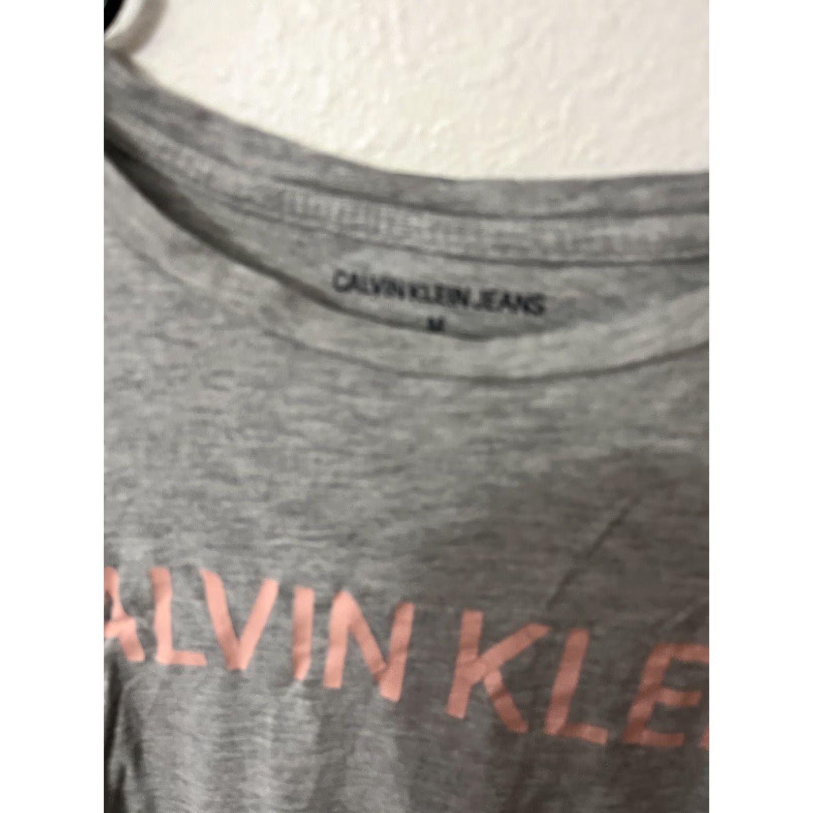 Vintage CALVIN KLEIN COLLECTION Gray T-Shirt Women Medium Solid Size M / US 6-8 / IT 42-44 - 3 Thumbnail
