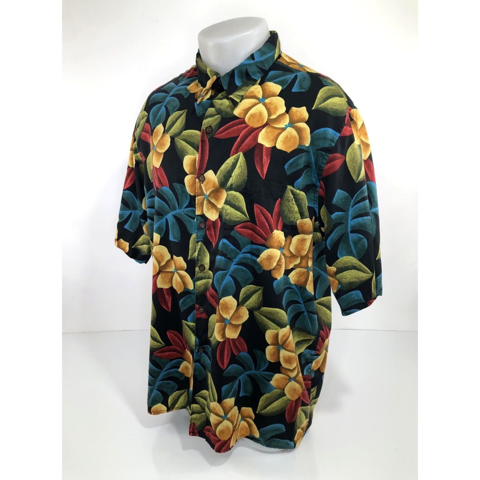Reyn Spooner REYN SPOONER / EGYPTIAN COTTON - Floral Mens XL Hawaiian Aloha Shirt Size US XL / EU 56 / 4 - 3 Thumbnail