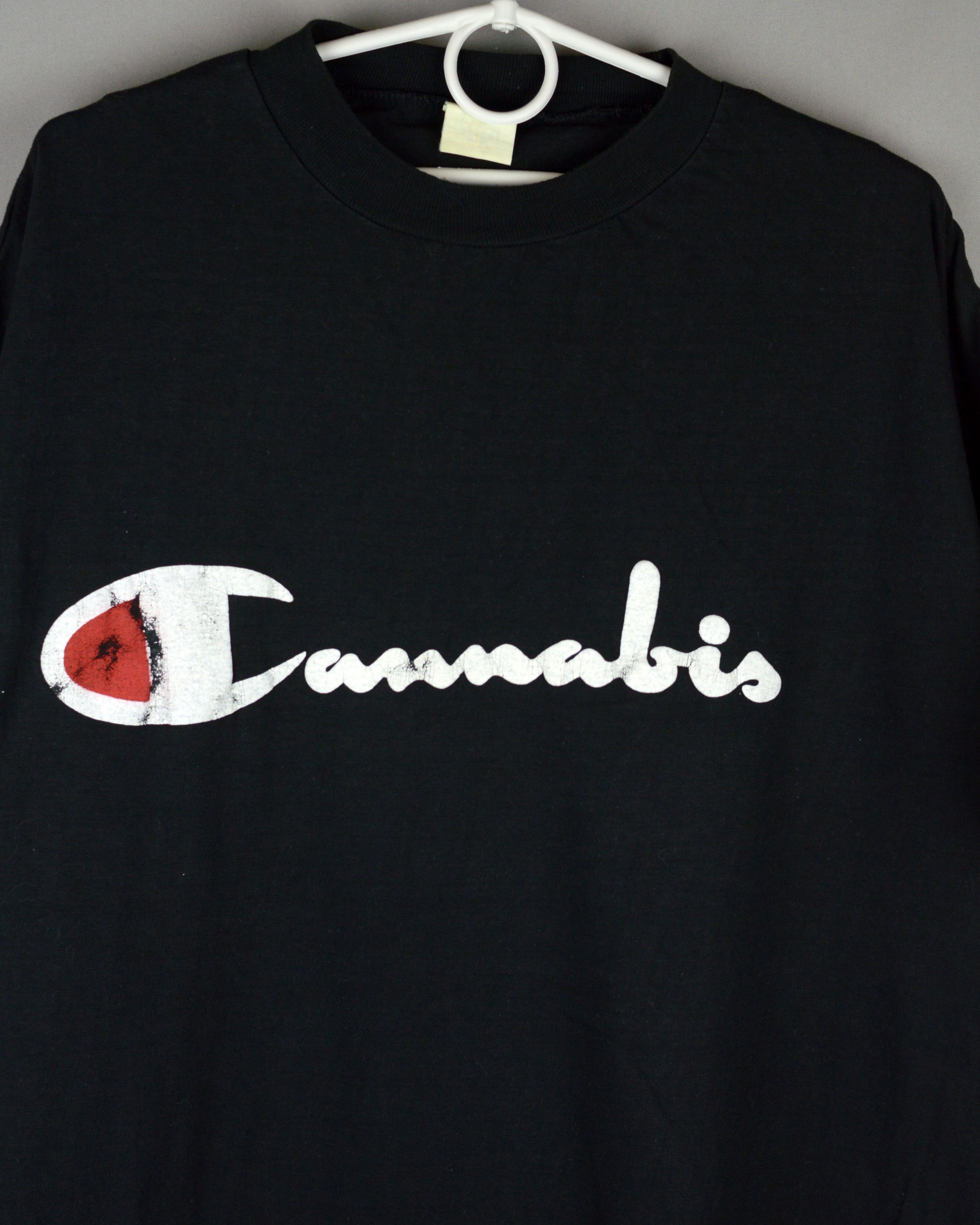 Vintage Vintage Cannabis 90s t shirt Size US XL / EU 56 / 4 - 2 Thumbnail