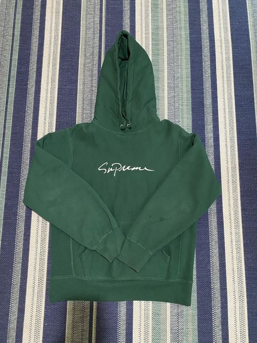 Supreme Supreme Classic Script Hooded Sweatshirt | Grailed