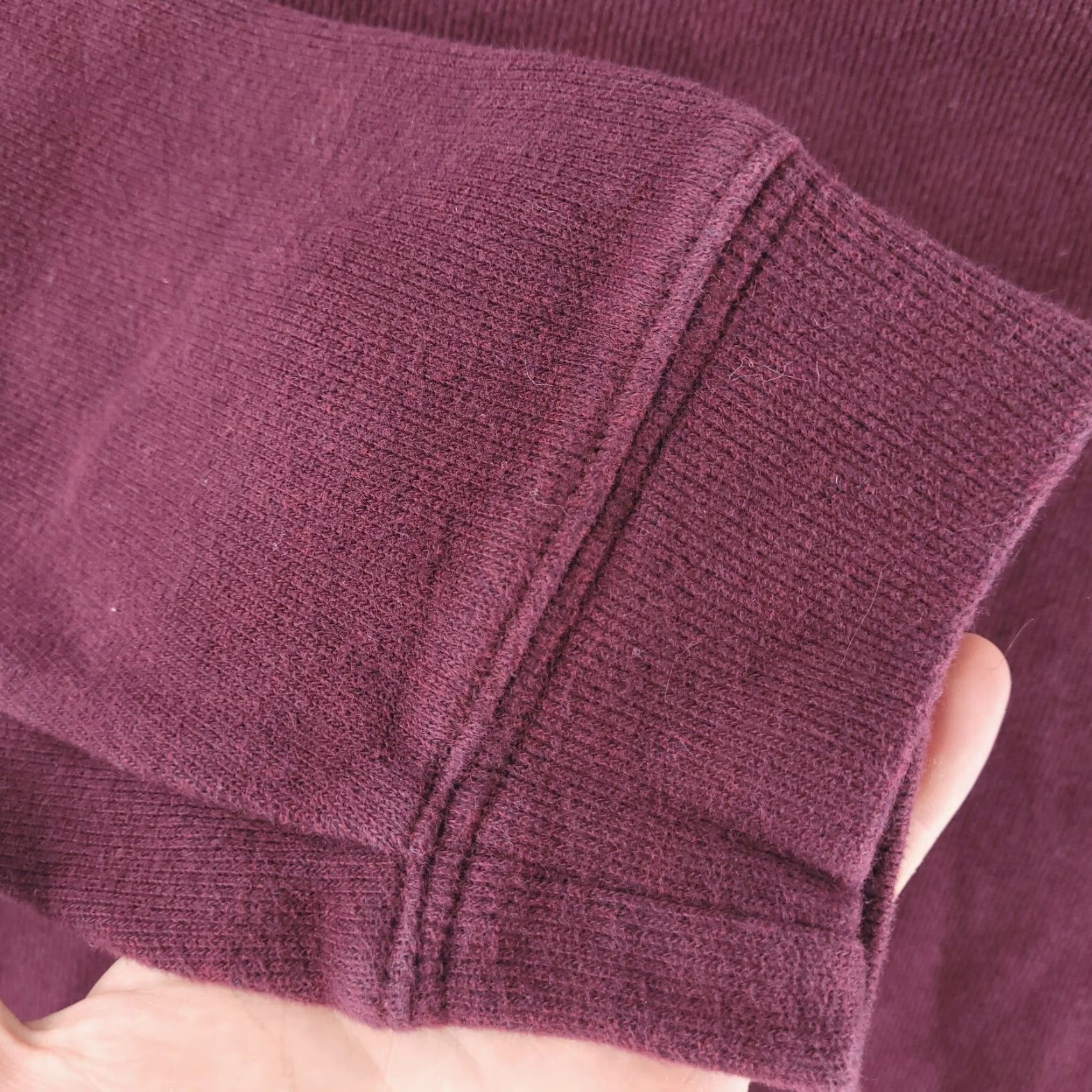Polo Ralph Lauren Polo Ralph Lauren Sweater Mens Large Red Wine Quarter Zip Relaxed Fit Size US L / EU 52-54 / 3 - 5 Thumbnail