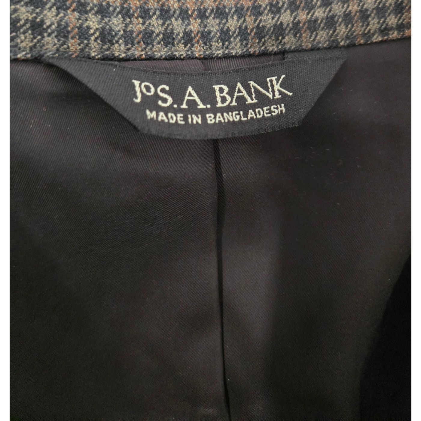 Jos. A. Bank Jos A, Bank Green Plaid Traveler's Collection Mens Blazer 46 Size US XL / EU 56 / 4 - 6 Thumbnail