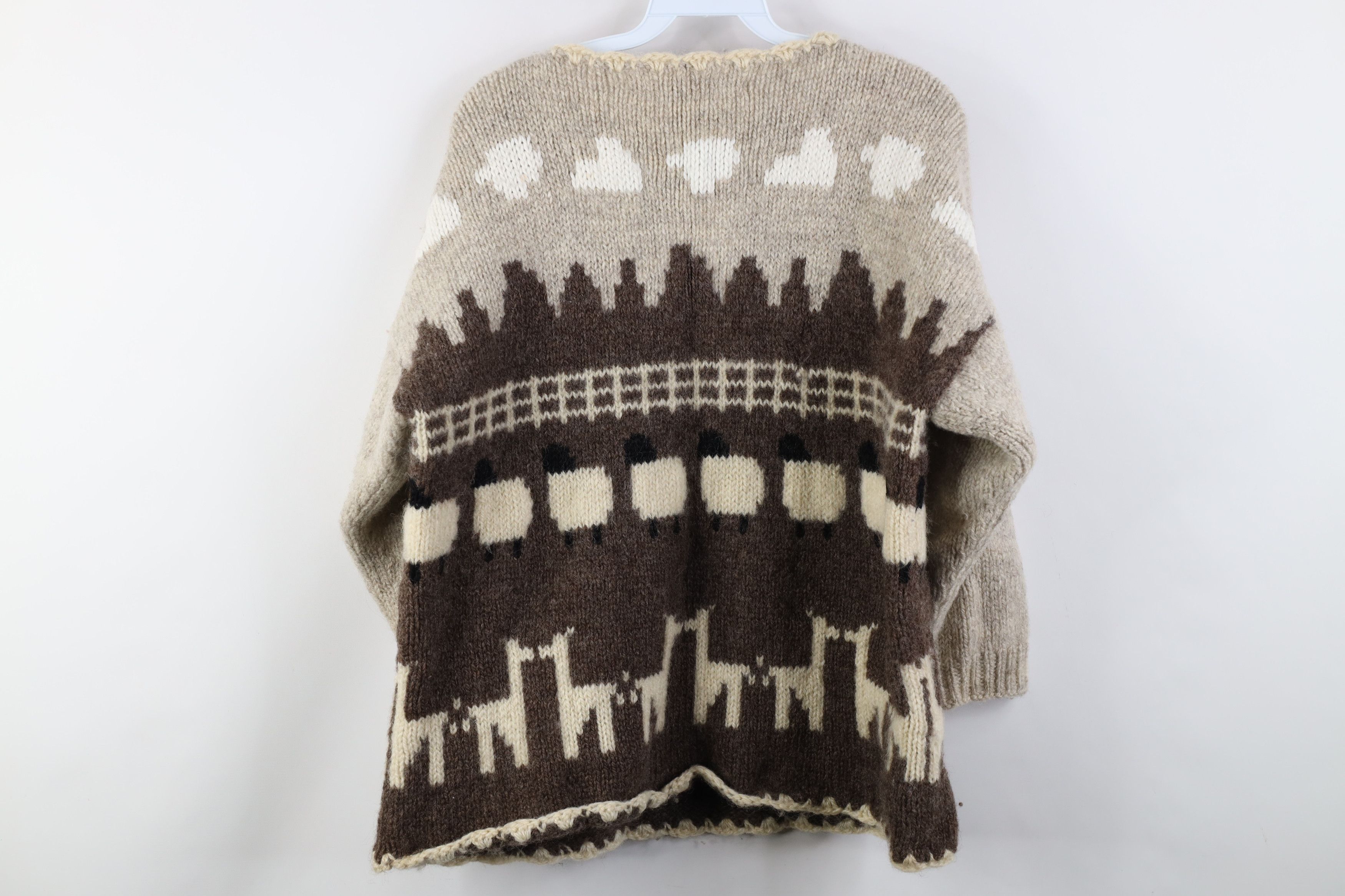 Vintage Vintage 90s Streetwear Wool Knit All Over Print Sweater Size M / US 6-8 / IT 42-44 - 11 Thumbnail