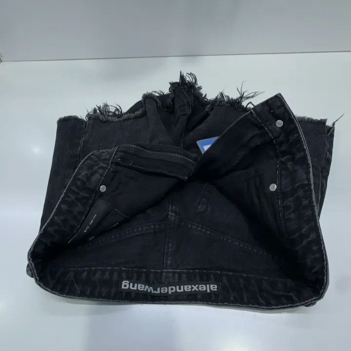Alexander Wang Alexander Wang Distressed Denim Shorts for Women - Size 26" / US 2 / IT 38 - 5 Thumbnail
