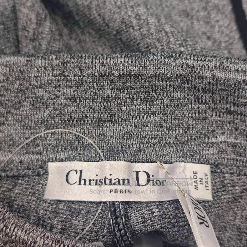 Dior Dior Gray letter waist knitted cycling pants leggings Size 25" / US 0 / IT 36 - 5 Thumbnail