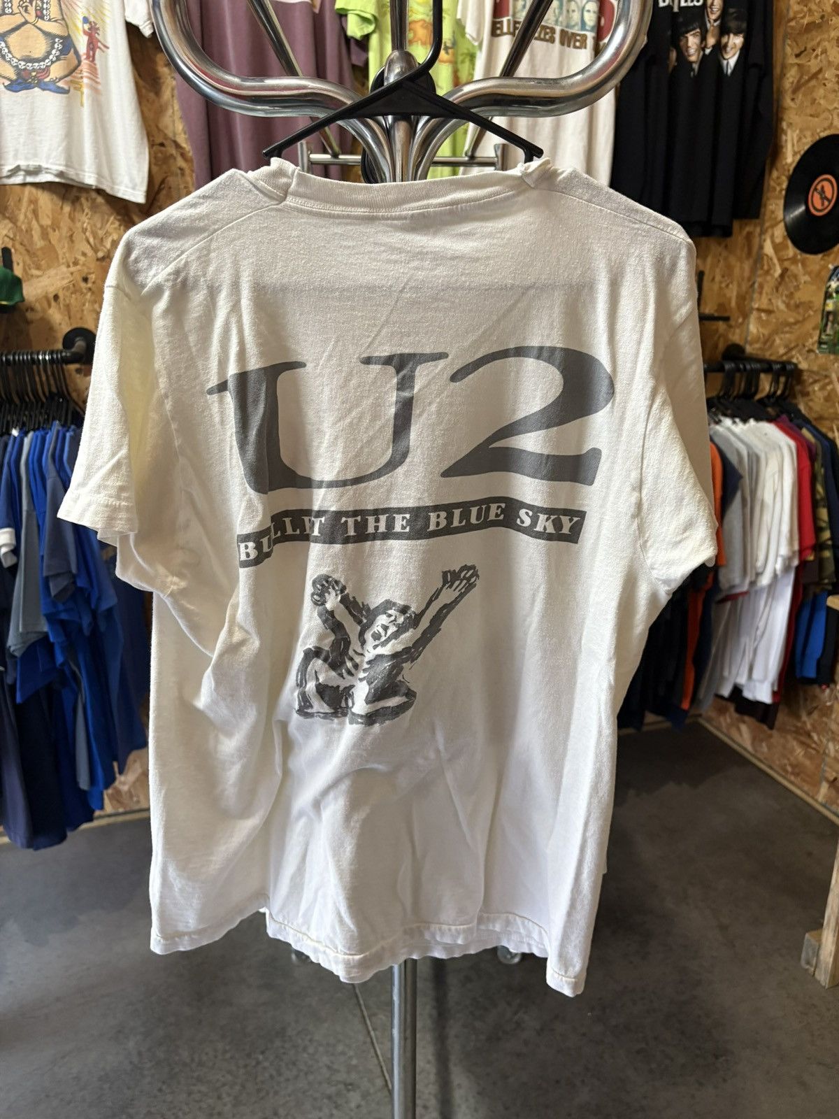Band Tees 1987 U2 Bullet The Blue Sky T-Shirt Size US L / EU 52-54 / 3 - 2 Thumbnail