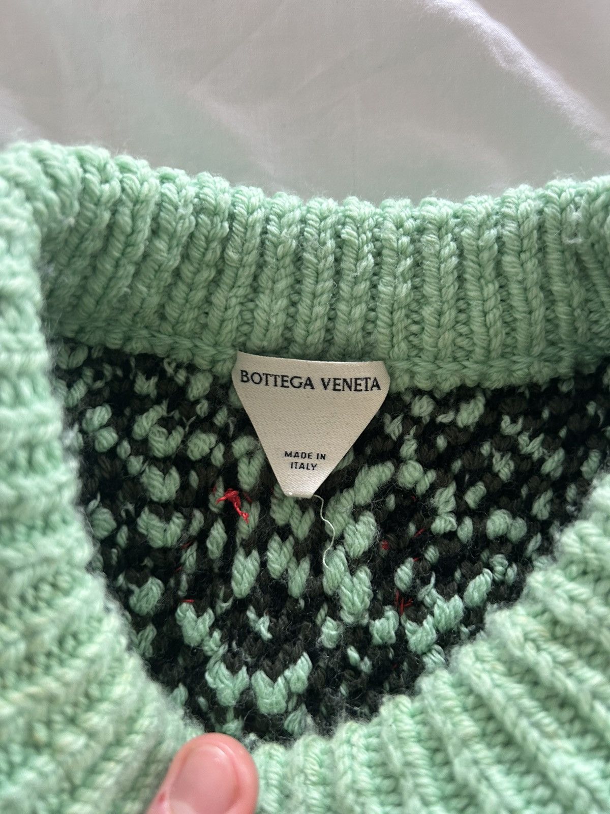Bottega Veneta Bottega Veneta Il Galletto Rooster Wool Sweater Green Size M Size US M / EU 48-50 / 2 - 6 Thumbnail