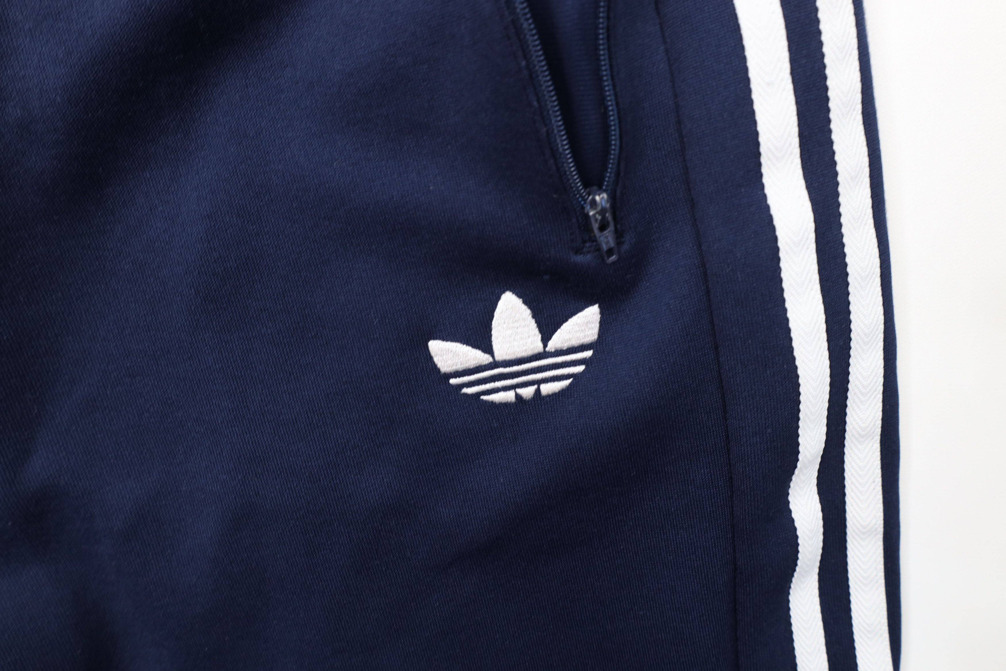 Adidas Vintage Y2K Adidas Striped Wide Leg Sweatpants Pants Blue Size US 36 / EU 52 - 6 Thumbnail