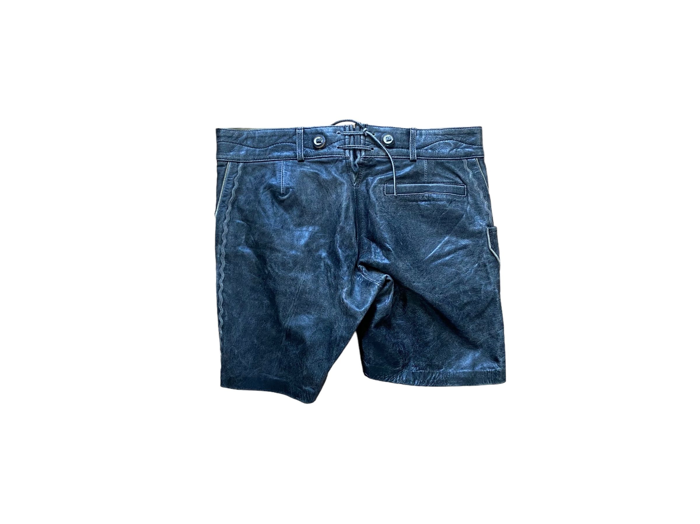 Folk × Leather × Vintage Vintage leather Germany folk shorts Size US 32 / EU 48 - 5 Thumbnail