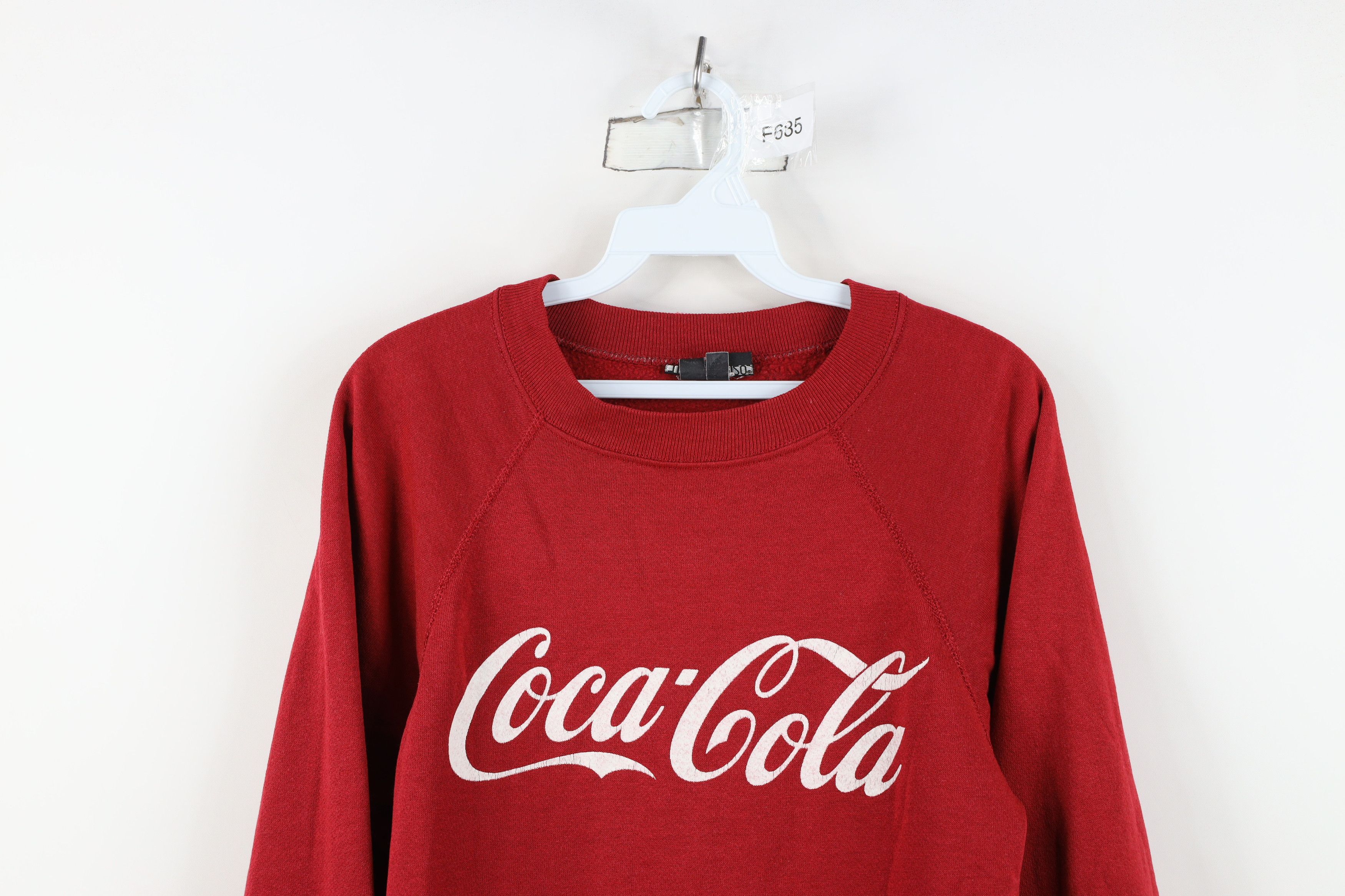 Vintage Vintage 70s 80s Coca Cola Script Crewneck Sweatshirt USA Size US M / EU 48-50 / 2 - 2 Thumbnail