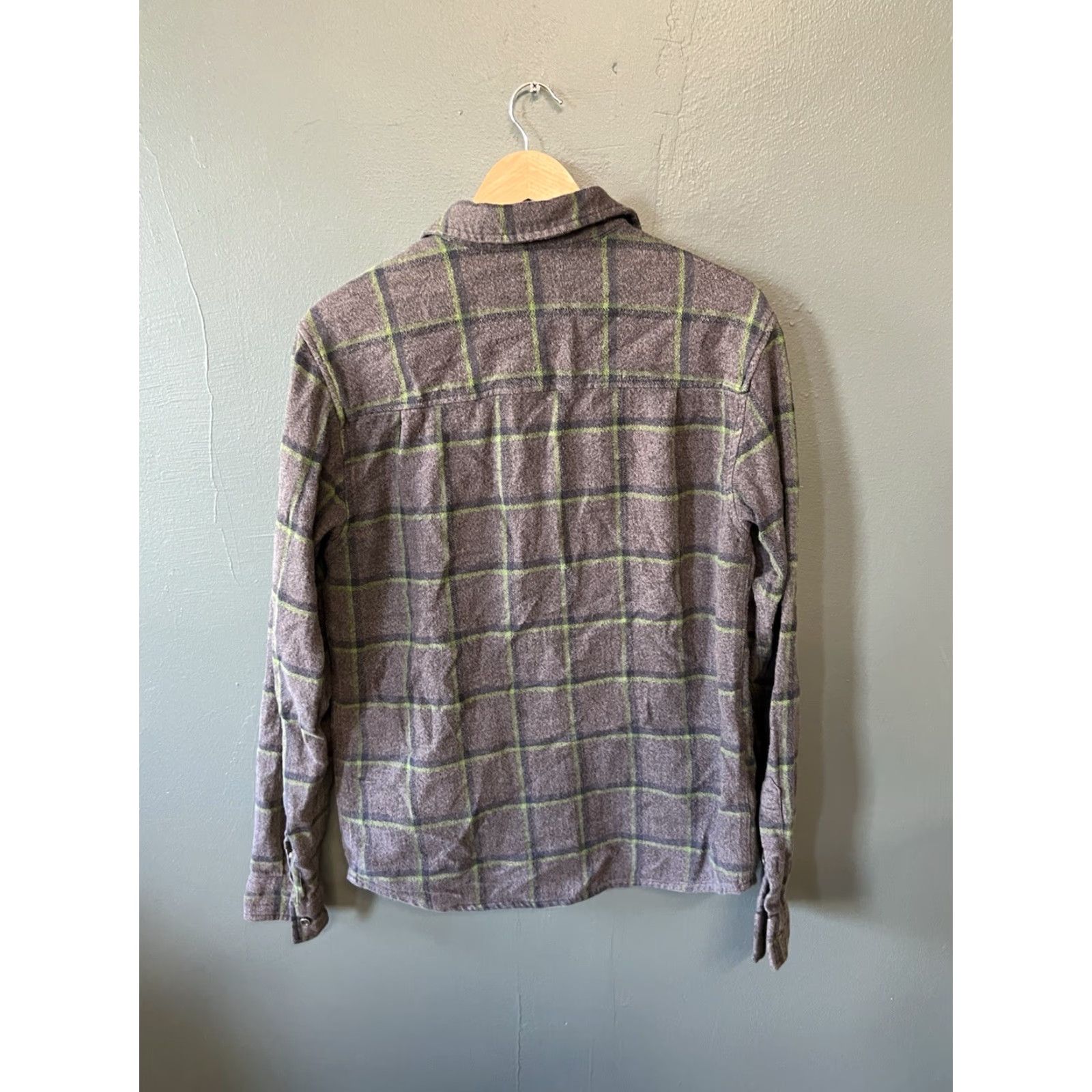 Prana Prana Mens Gray Plaid Long Sleeve Button-Up Shirt Size M Size US M / EU 48-50 / 2 - 2 Thumbnail