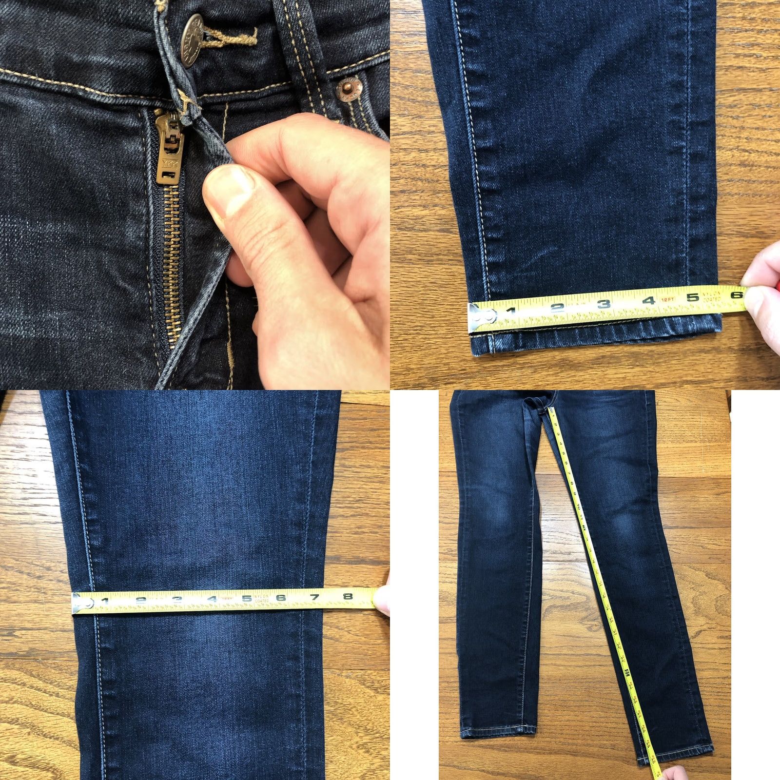 Lucky Brand Lucky Brand Brooklyn Skinny Jeans Womens Tag 10 X 30 Inseam Denim Blue Size 32" / US 10 / IT 46 - 8 Thumbnail