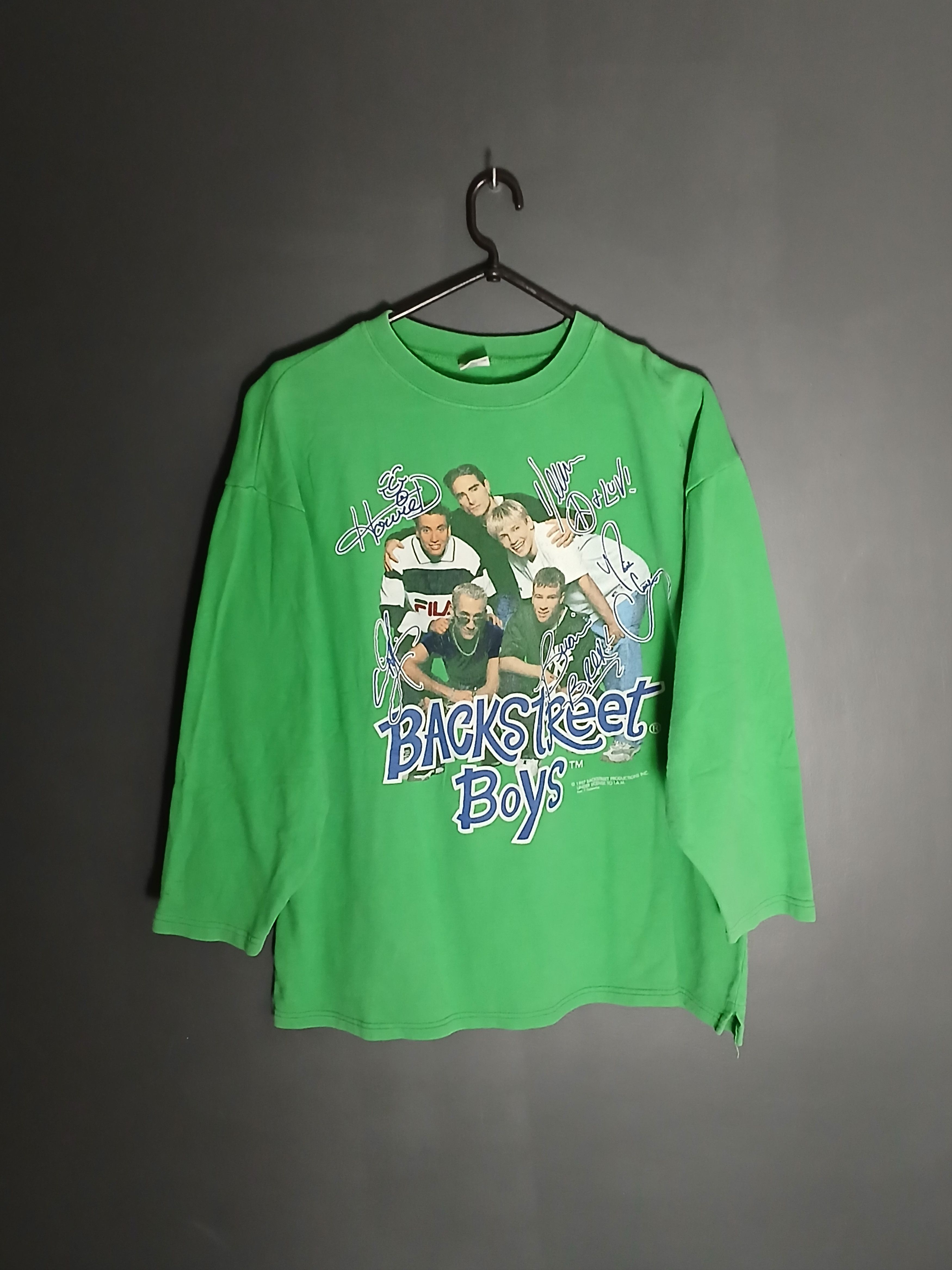 Band Tees × Vintage Vintage 1997 Backstreet Boys Sweatshirt Size US L / EU 52-54 / 3 - 1 Thumbnail