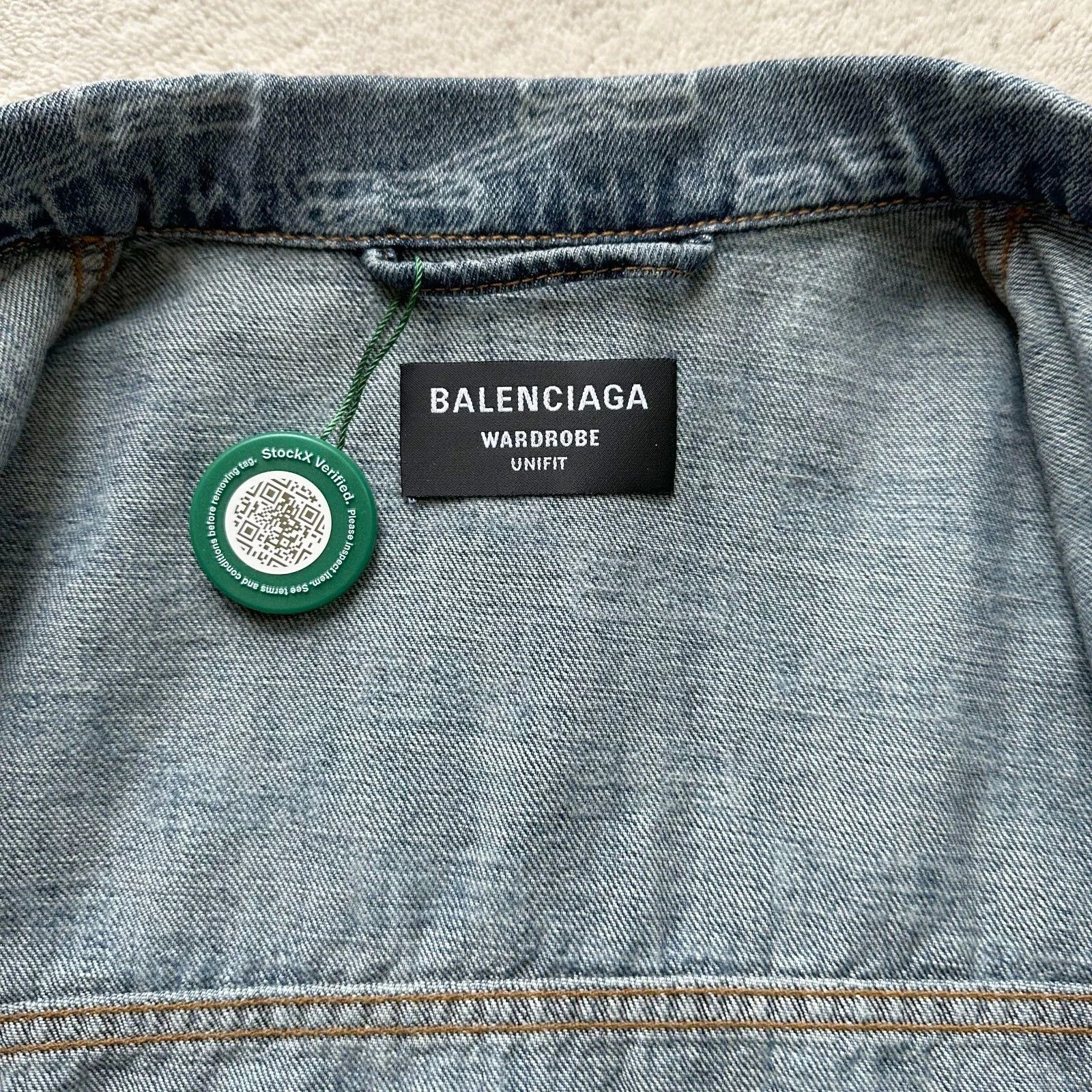 Balenciaga NWT Authentic BALENCIAGA All-Over BB Monogram LOGO JACKET Size US M / EU 48-50 / 2 - 8 Thumbnail
