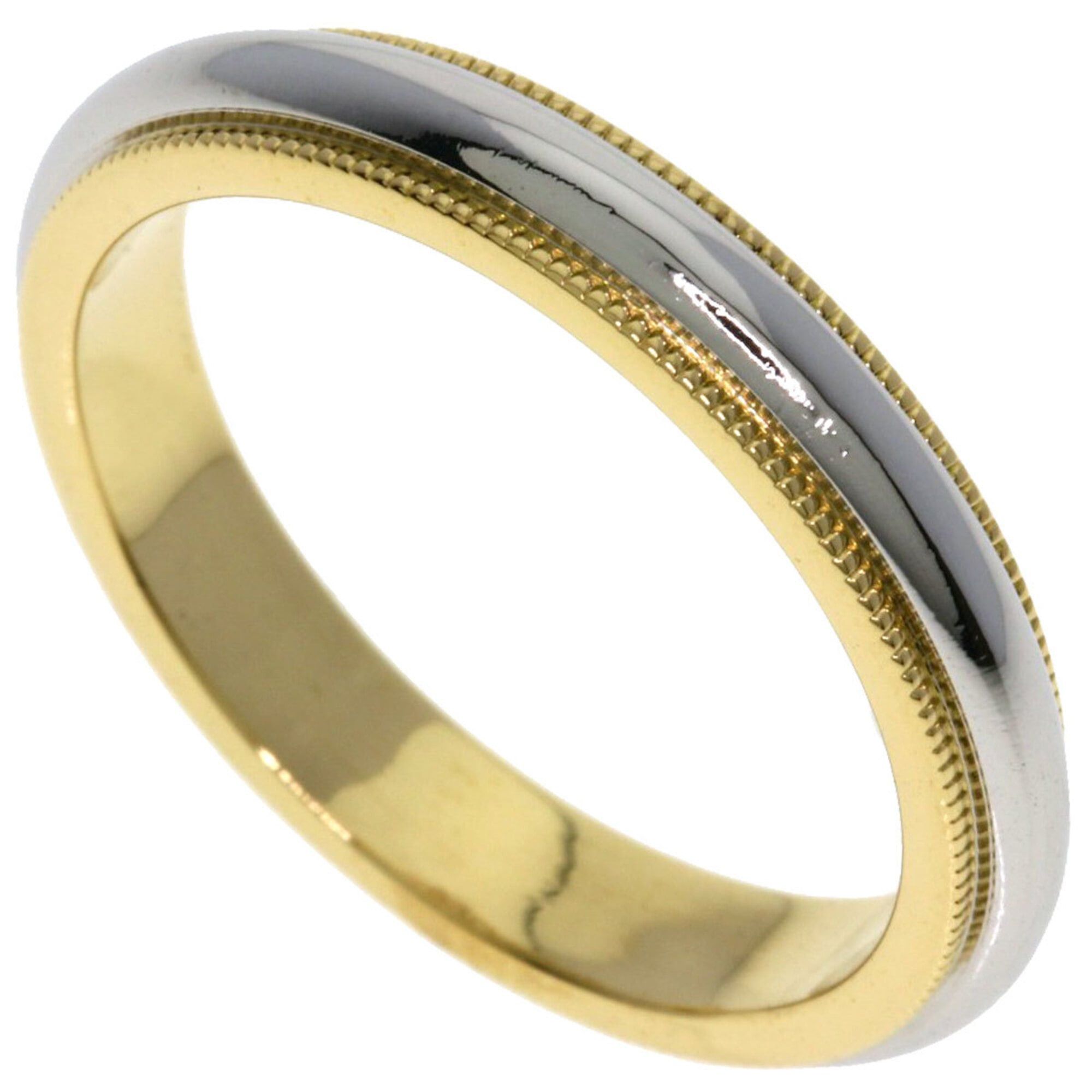 Tiffany & Co. Tiffany & Co. Milgrain Ring, Platinum PT950/18K Yellow Gold, Women's. Size ONE SIZE - 1 Thumbnail
