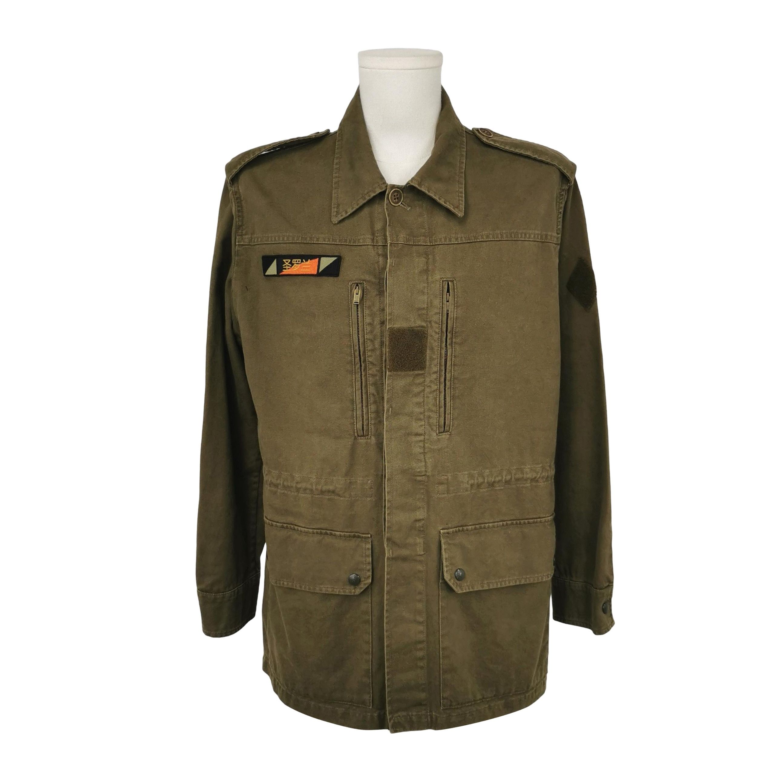 Saint Laurent Paris Saint Laurent Cotton Ramie Military Field Jacket 42 (XS) Size US XS / EU 42 / 0 - 1 Thumbnail