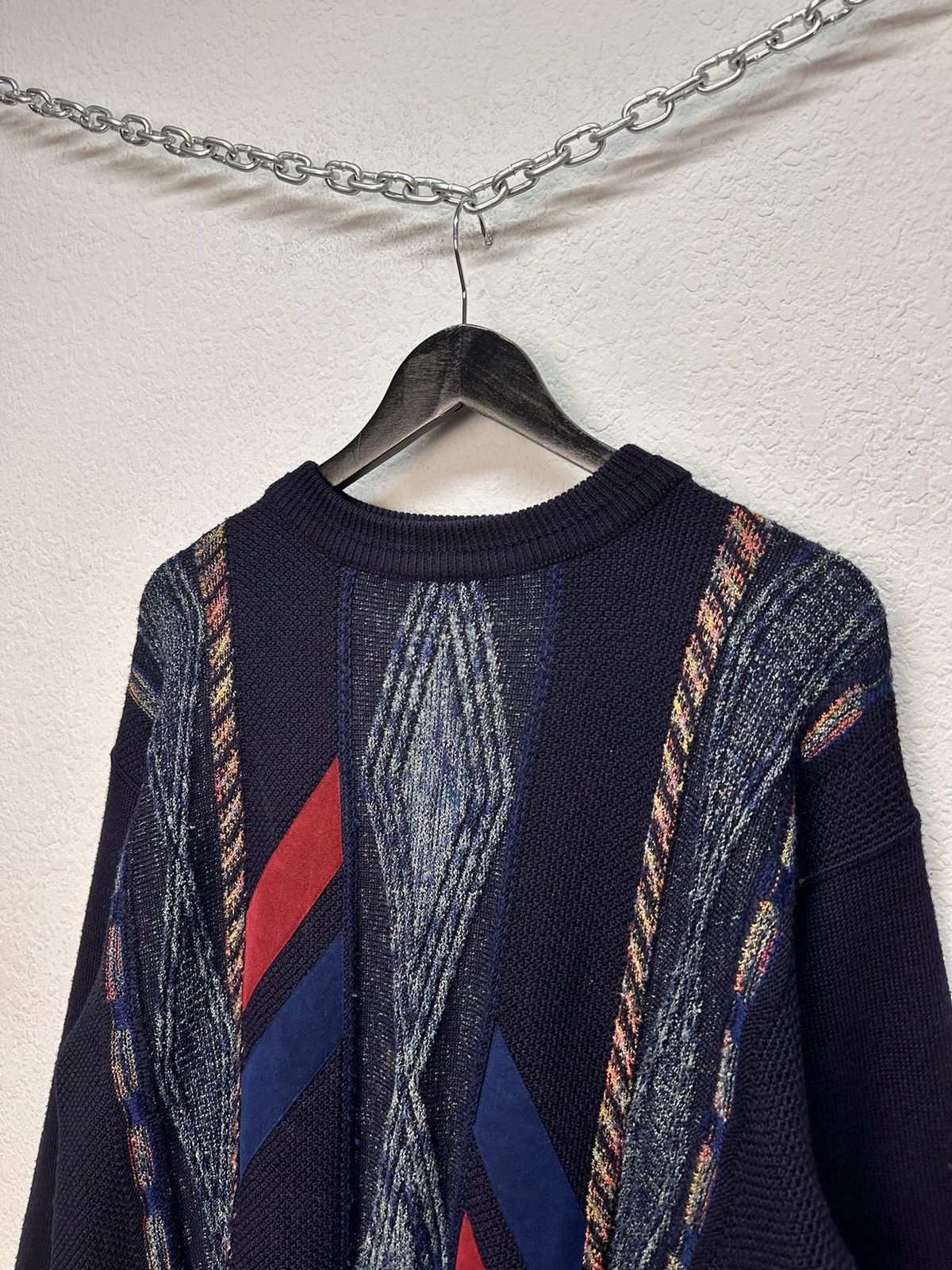 Carlo Colucci Vintage Y2K Gothic Sweater Distressed Faded Diesel Kapital Size US L / EU 52-54 / 3 - 4 Thumbnail