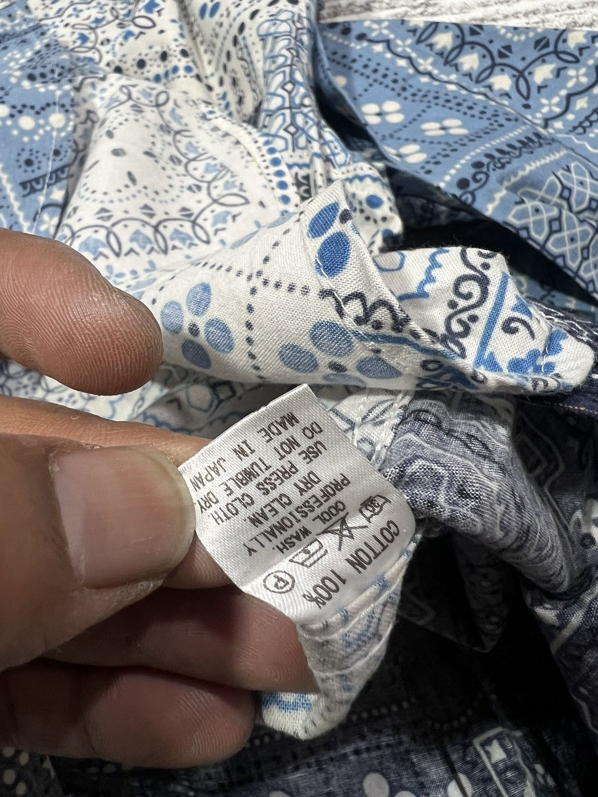 Maison Margiela 2000s Archival Hysteric Y's Paisley Bandana Shirt y2k Lgb Size US M / EU 48-50 / 2 - 9 Thumbnail