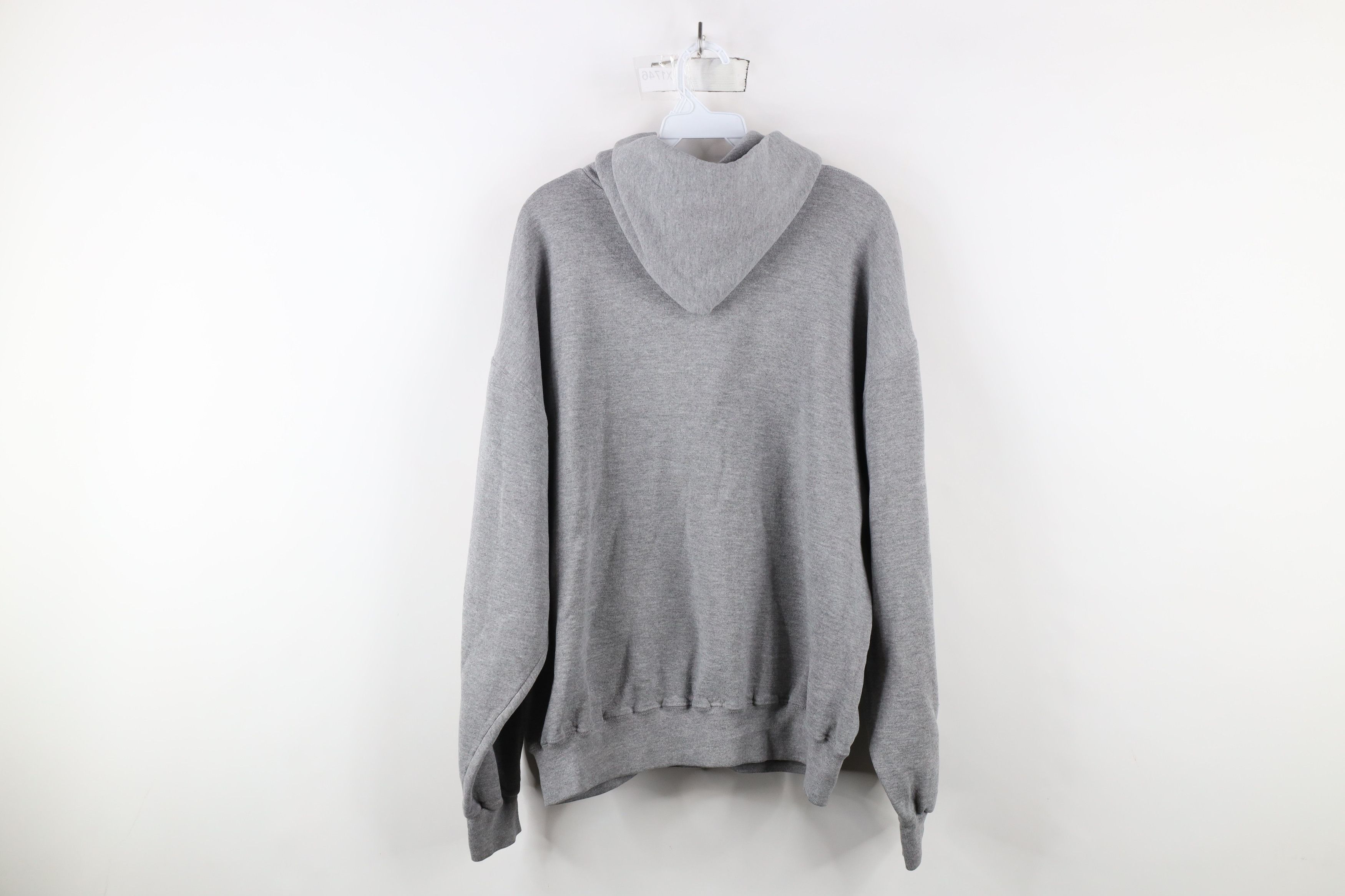 Russell Athletic × Vintage Vintage 90s Russell Athletic County School Hoodie Gray USA Size US XL / EU 56 / 4 - 9 Thumbnail