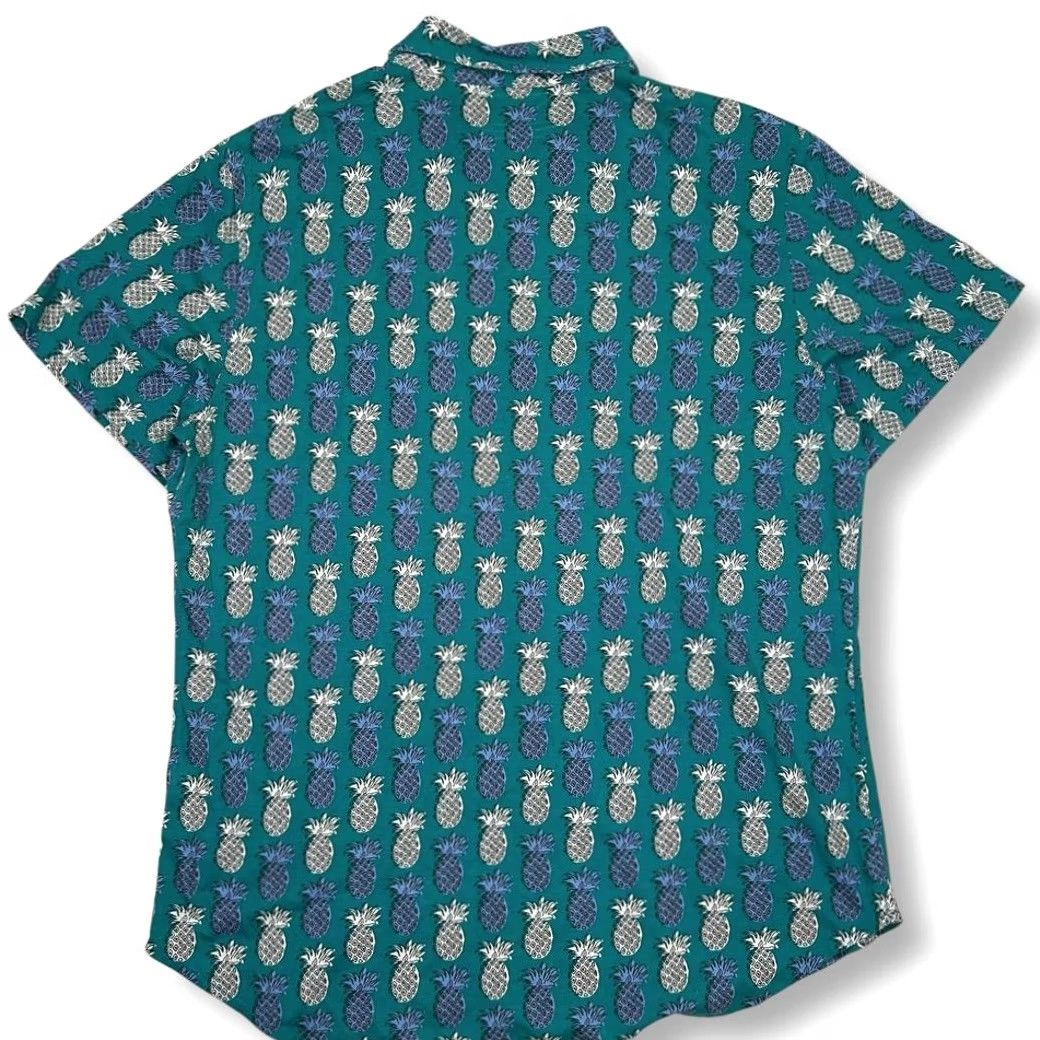 Bonobos EUC Bonobos Pineapple Print Short Sleeve Button-Up Shirt Mens XL Blue Teal Pineapple Print Button-Down Shirt XL Mens Size US XL / EU 56 / 4 - 3 Thumbnail