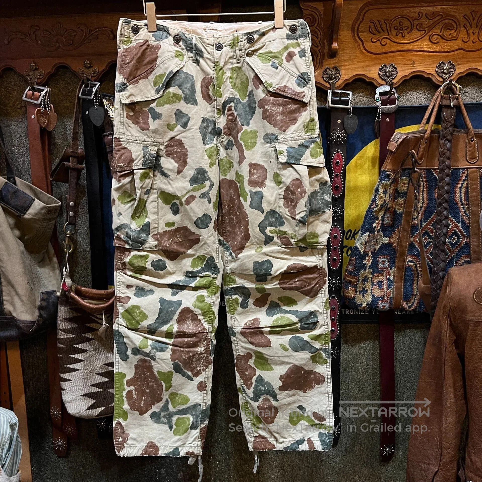 RRL Ralph Lauren limited edition RRL camouflage casual pants. Size US 32 / EU 48 - 1 Thumbnail