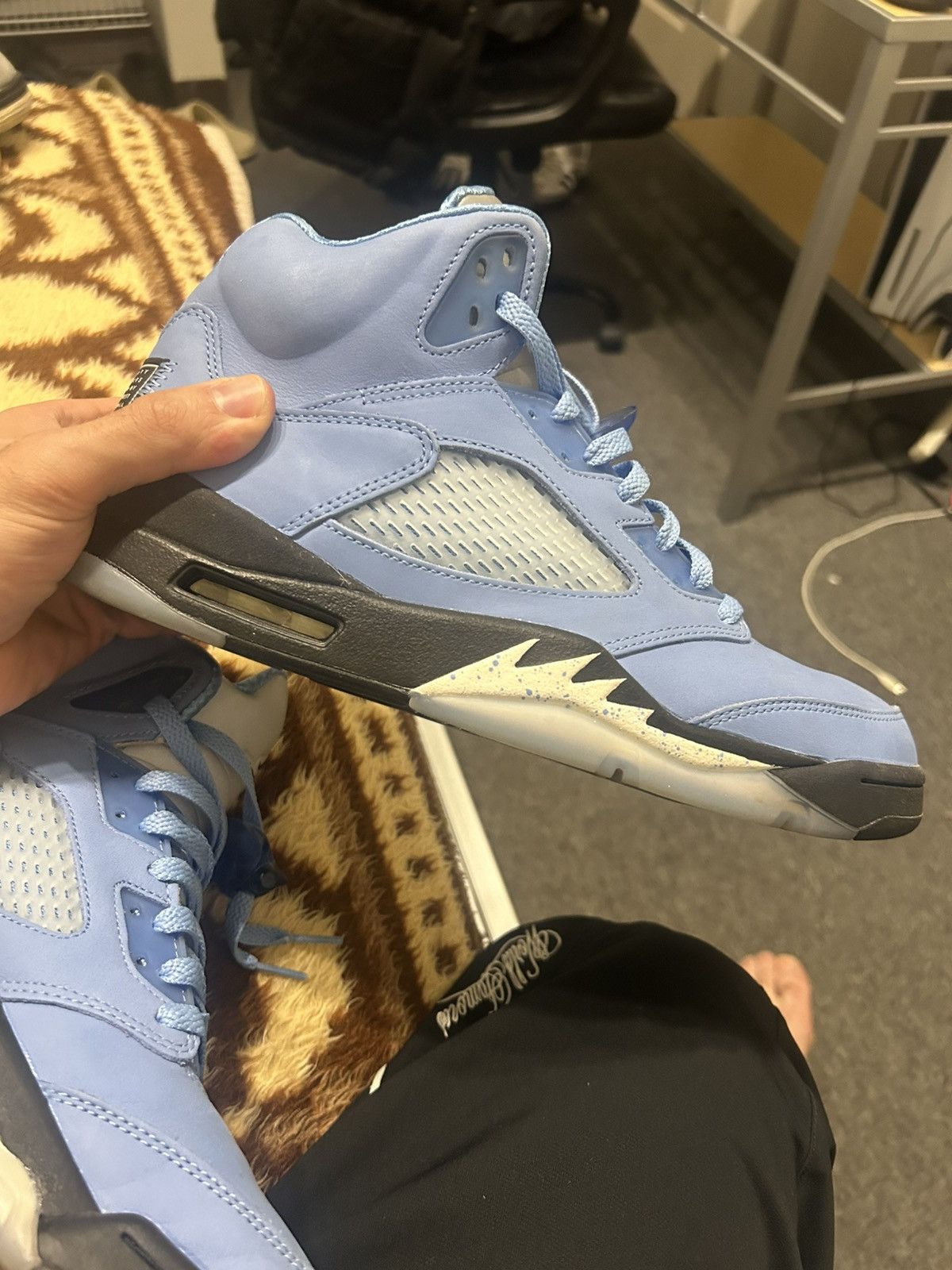 Jordan Brand Jordan 5 University Blue Size US 11 / EU 44 - 5 Thumbnail