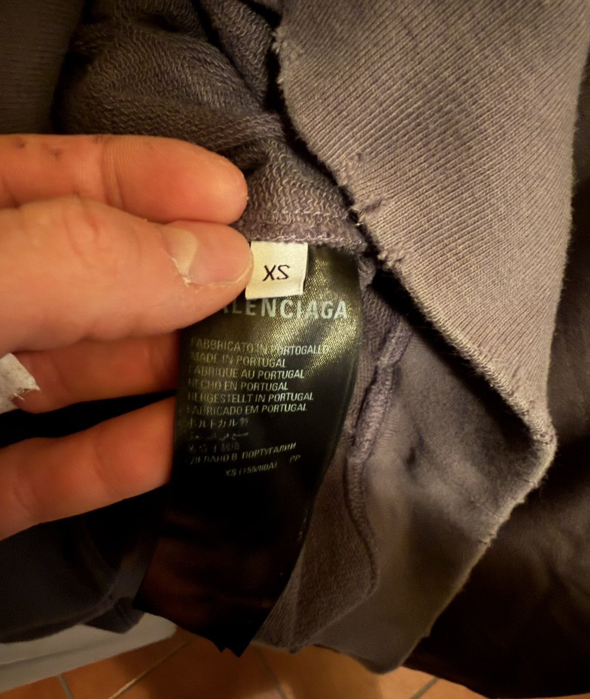 Balenciaga Balenciaga Political Campaign Distressed Oversize Hoodie Size US XS / EU 42 / 0 - 4 Thumbnail