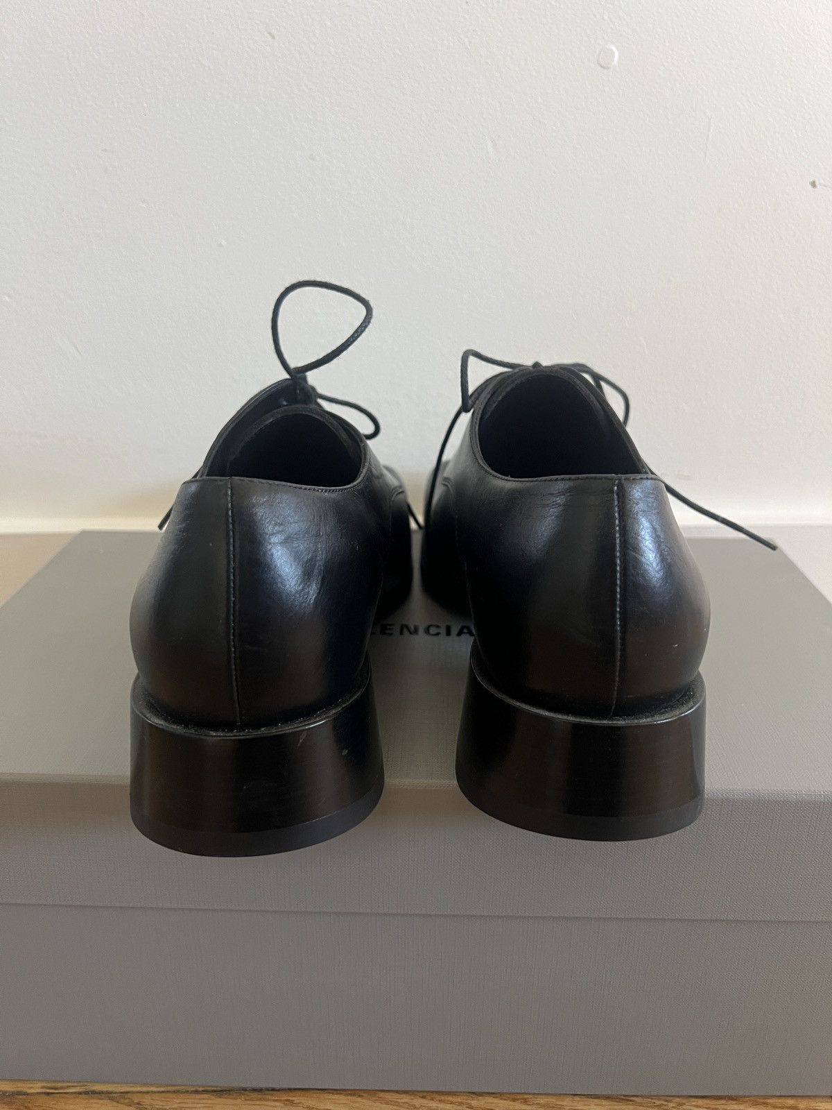 Balenciaga Work Derby Corsaro Calfskin Size US 7 / EU 40 - 5 Thumbnail