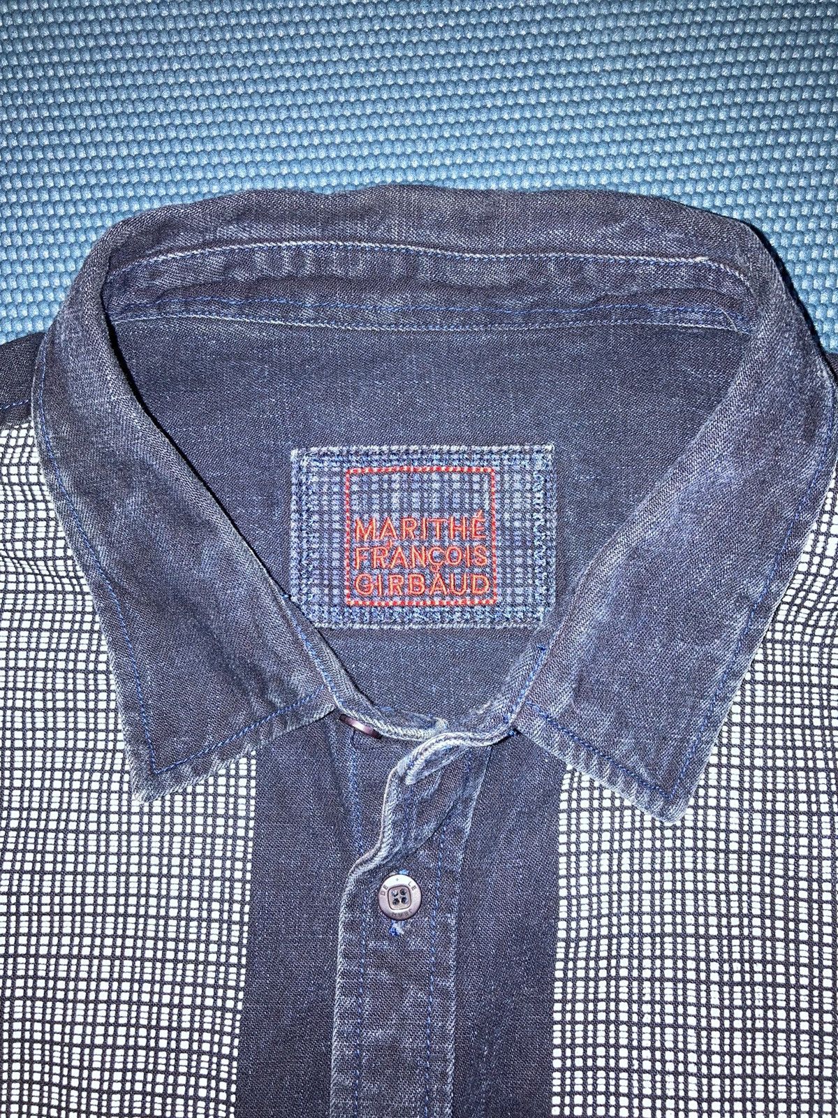 Marithe + Francois Girbaud × Vintage VTG Marithe Francois Girbaud Denim Shirt BAGGY FIT XXL Size US XXL / EU 58 / 5 - 2 Thumbnail