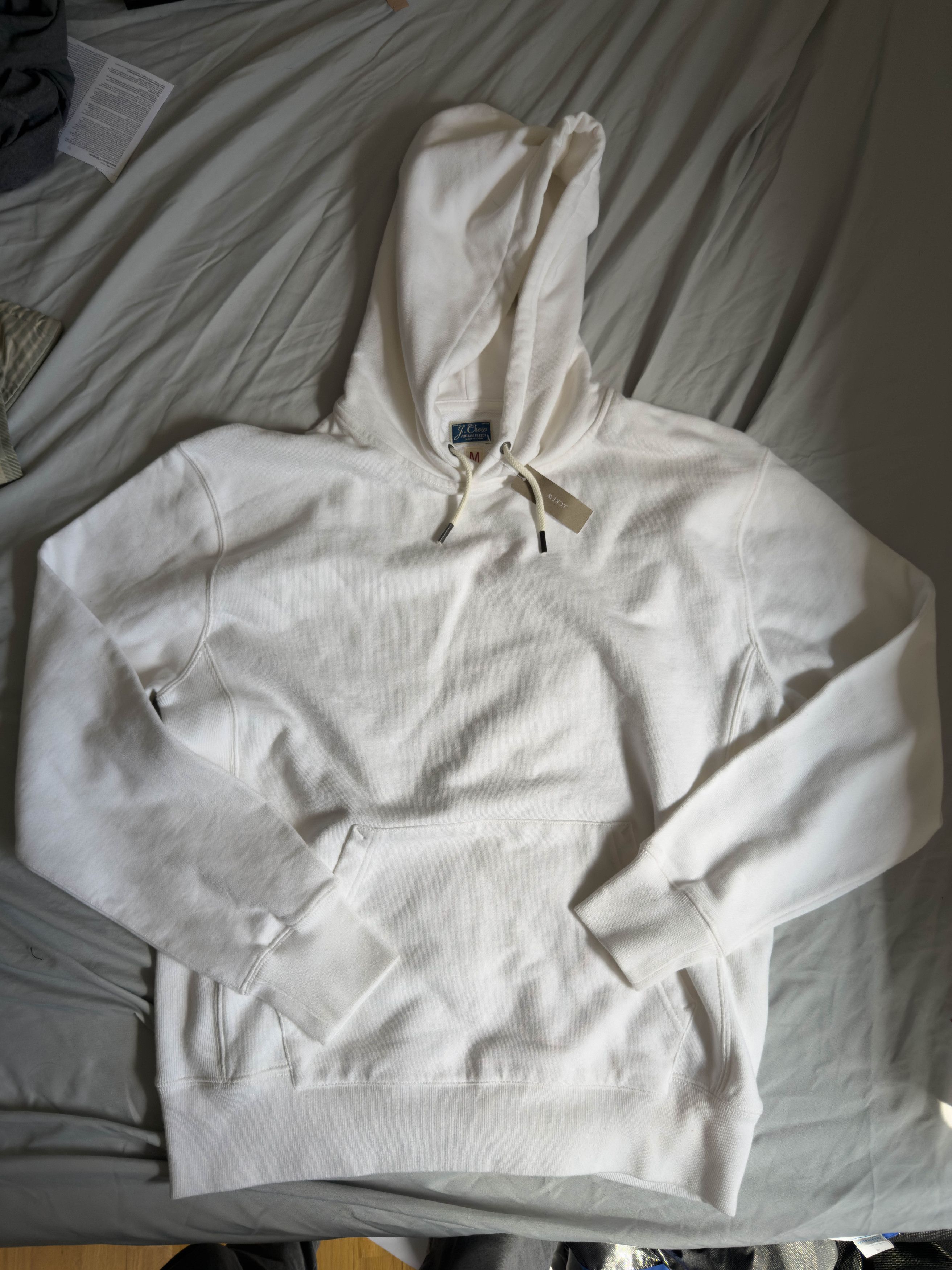 J.Crew J. Crew Garment Dyed French Terry Hoodie Sweatshirt Medium Size US M / EU 48-50 / 2 - 2 Thumbnail