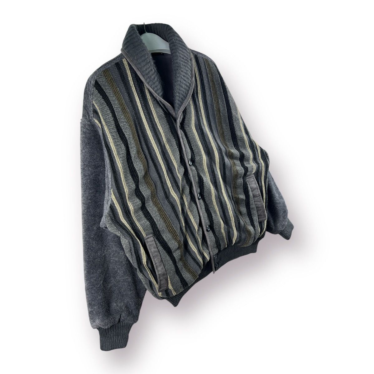 J.Lindeberg × Japanese Brand × Other 🔥 LINDBERG STRIPES KNIT BOMBER JACKET - M Size US M / EU 48-50 / 2 - 3 Thumbnail