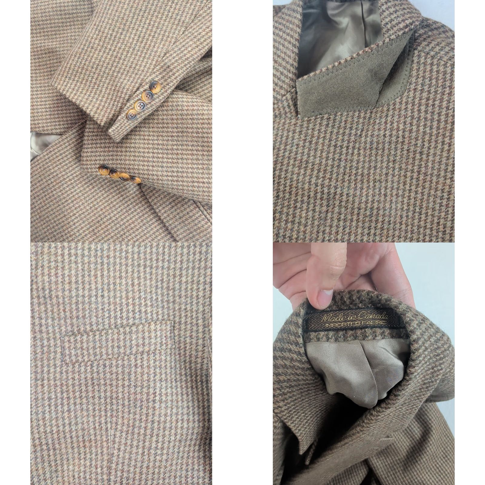 Polo Ralph Lauren Polo Ralph Lauren Blazer Mens 42 Regular Brown Tweed Herringbone Alpaca Wool University Club Overcoat Coat Size US XL / EU 56 / 4 - 8 Thumbnail