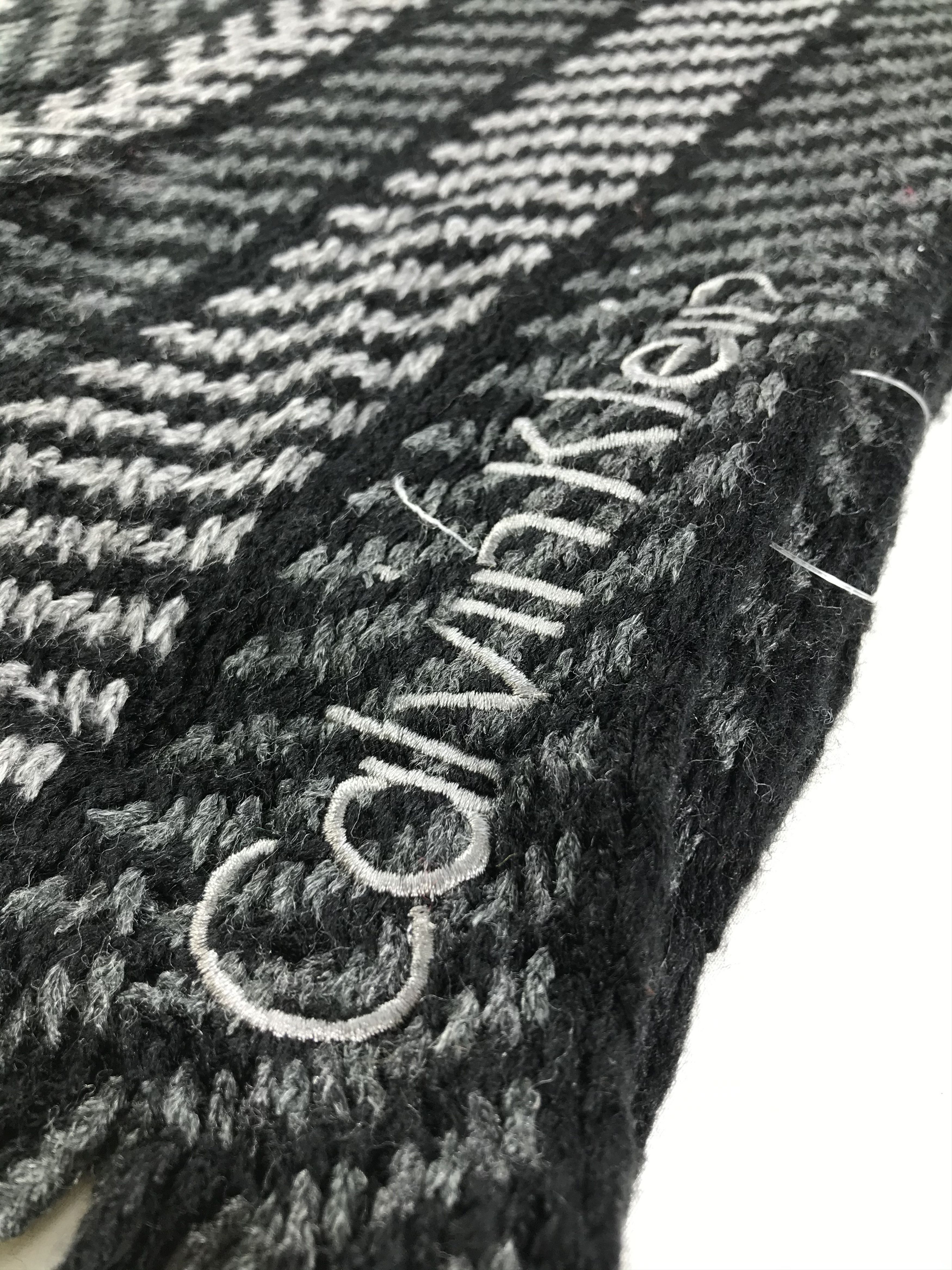 Calvin Klein × Vintage Calvin Klein Scarf / Muffler / Neckwear - WW2298 Size ONE SIZE - 4 Thumbnail