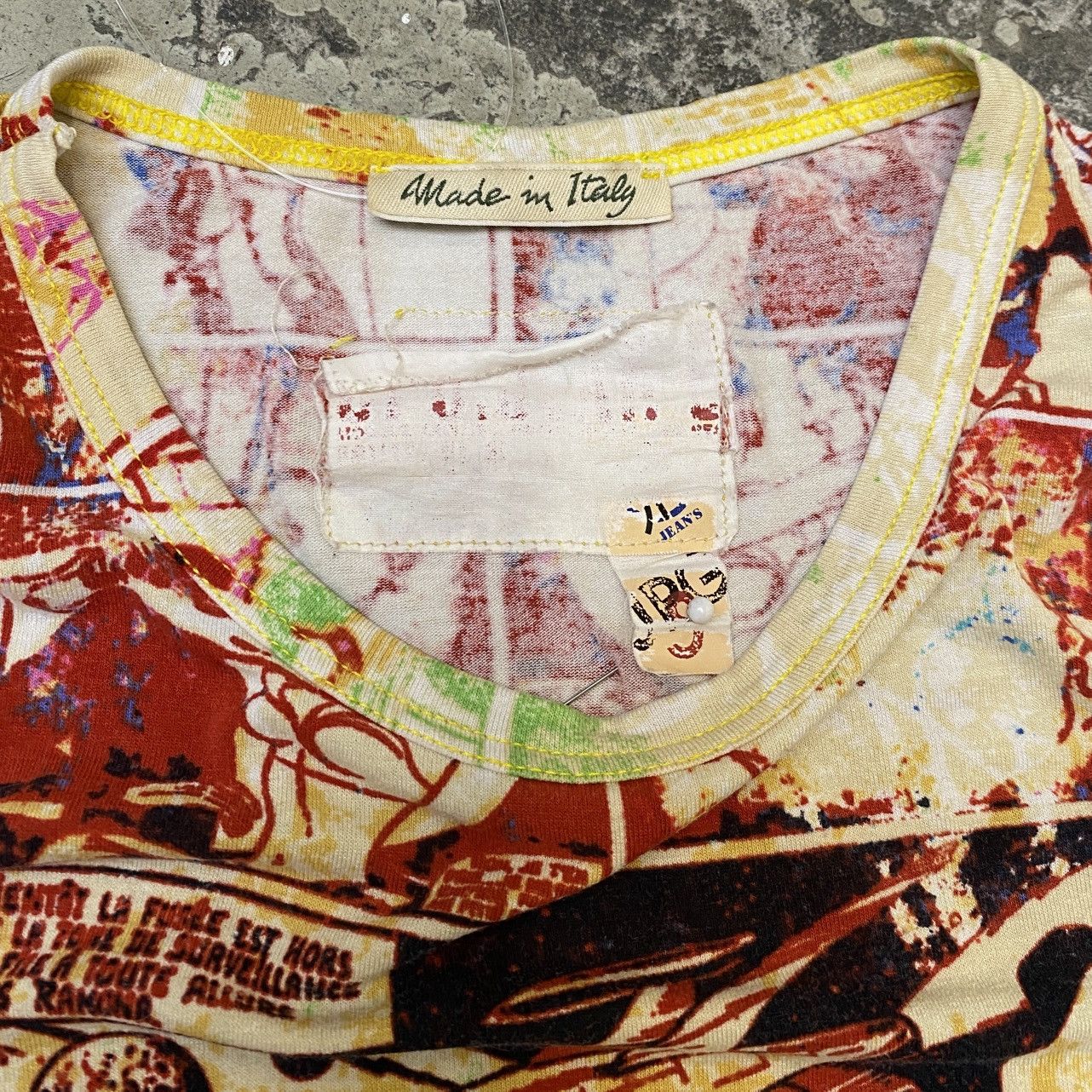 Jean Paul Gaultier Jean Paul Gaultier Comic Book « SAFE SEX » T-shirt Size S / US 4 / IT 40 - 2 Thumbnail