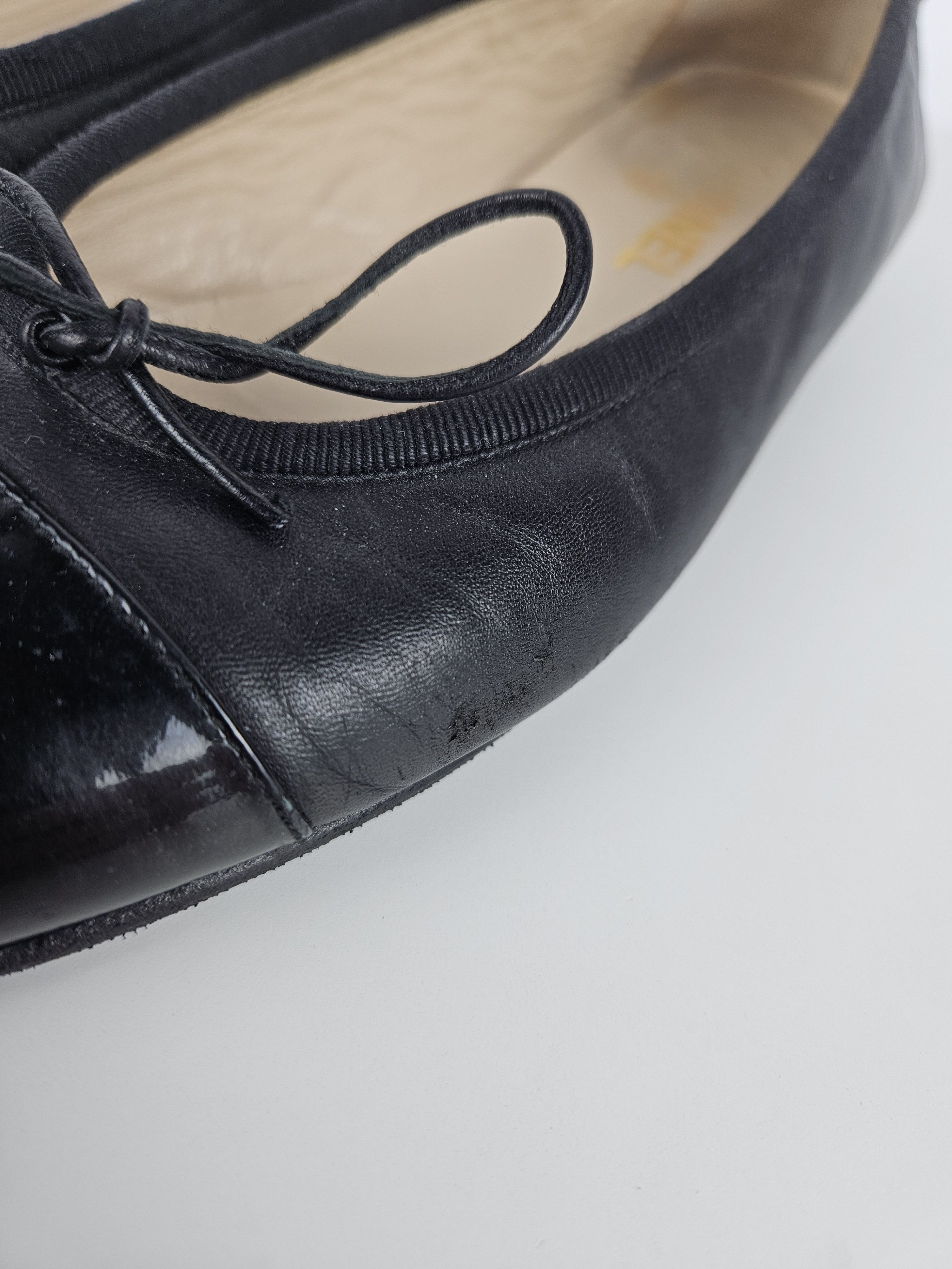 Chanel Vintage Chanel ribbon CC logo ballet flats Size US 7.5 / IT 37.5 - 16 Thumbnail