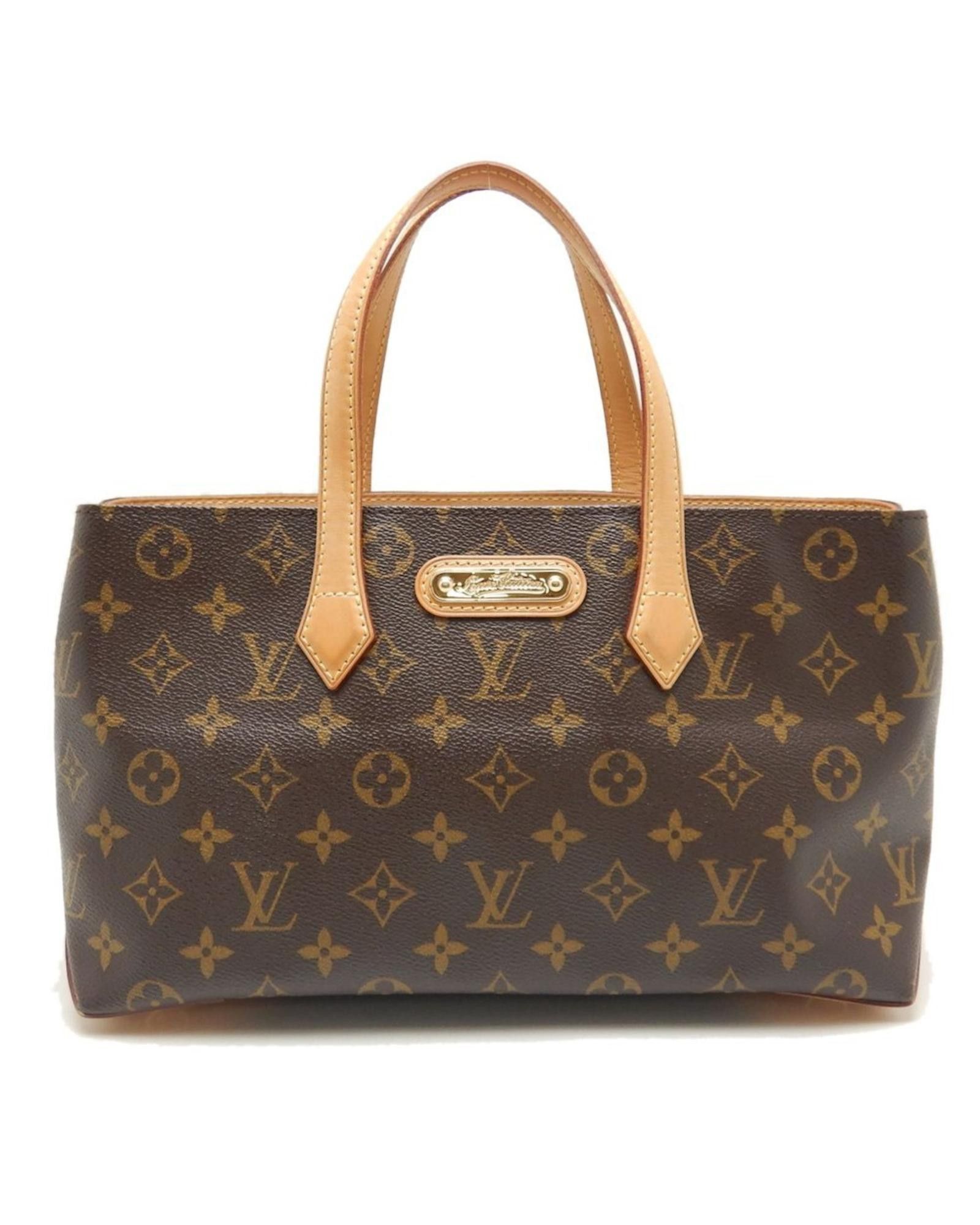 image of Louis Vuitton Monogram Canvas Handbag With Timeless Elegance in Brown, Women's