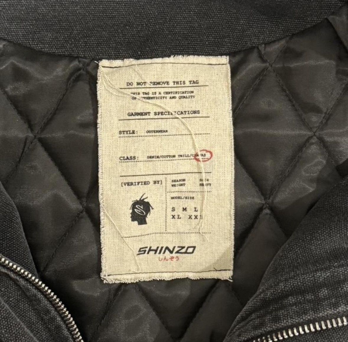 Other Shinzo Canvas Clasp Bomber Jacket Size US M / EU 48-50 / 2 - 3 Thumbnail