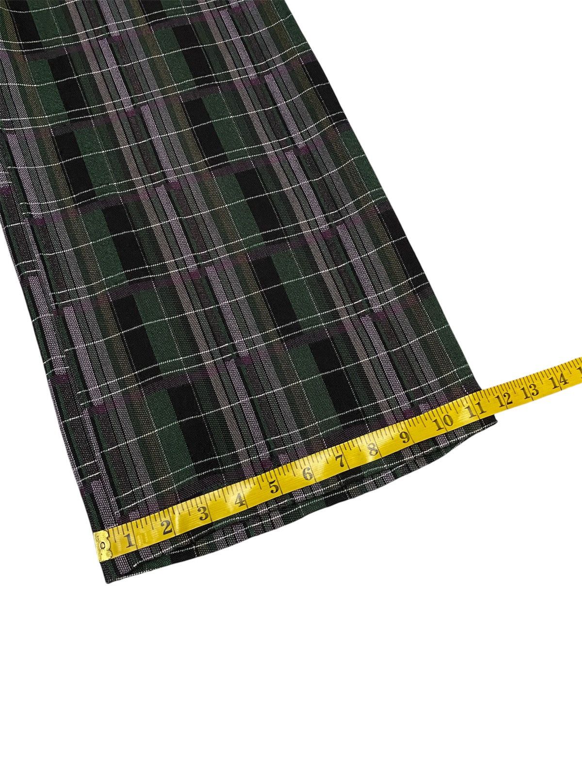 Y's Y’s Yohji Yamamoto Tartan Check Wide-Leg Trousers Size US 31 - 18 Thumbnail