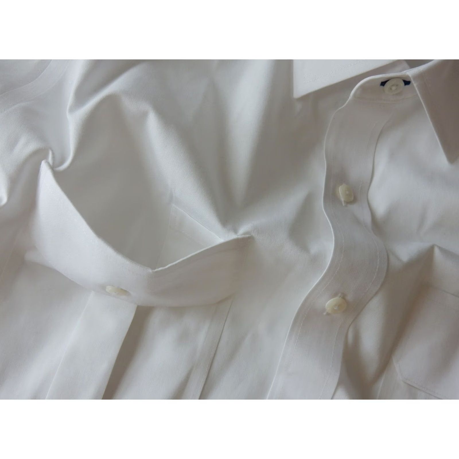 Brooks Brothers BROOKS BROTHERS Men's Military Shirt Short Sleeve Button-Up White Cotton Size L 17 Continen tal Airlines Pilot Mens Size US L / EU 52-54 / 3 - 4 Thumbnail