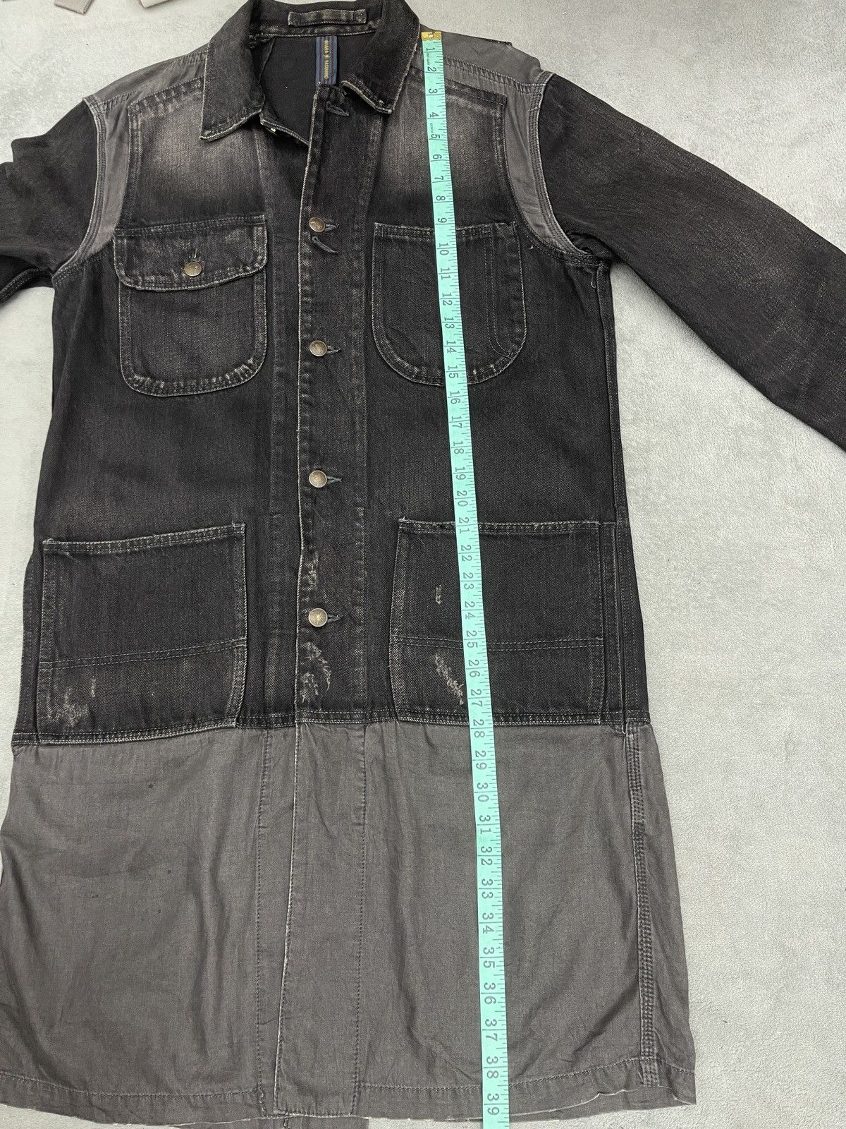 Maison MIHARA YASUHIRO RARE🔥MIHARA YASUHIRO AW15 DENIM OVERJACKET Size US S / EU 44-46 / 1 - 20 Thumbnail