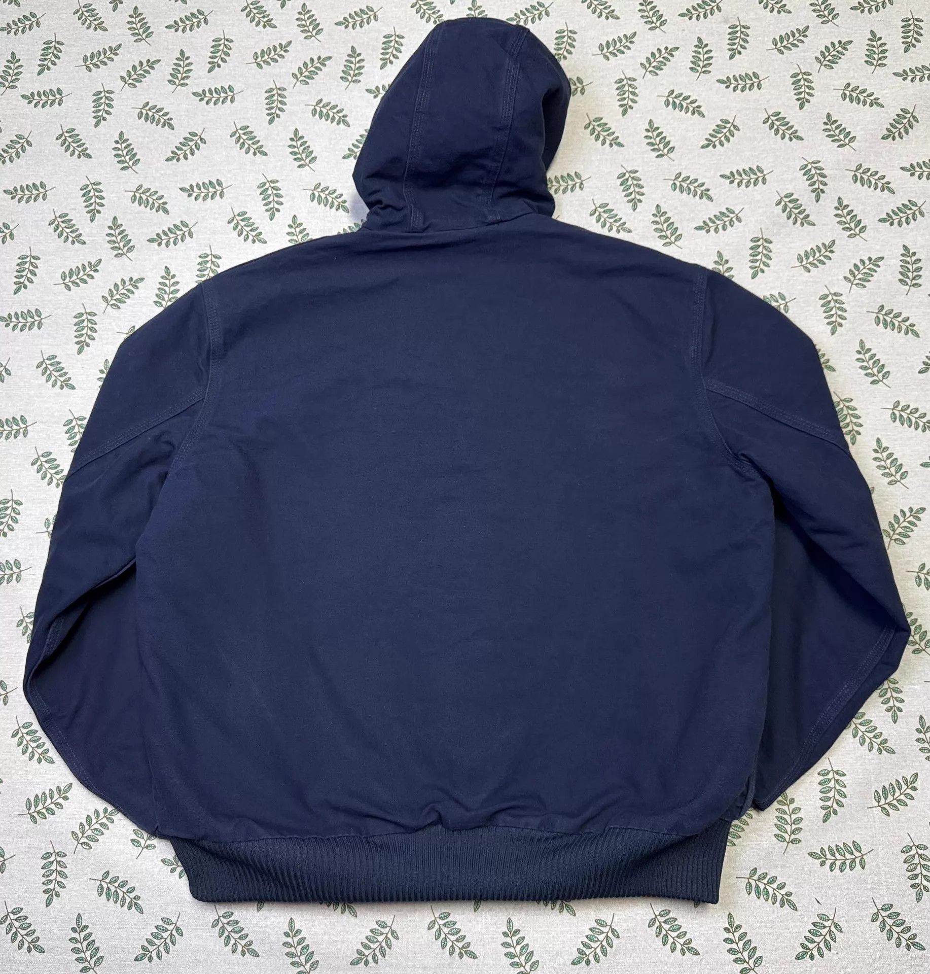 Carhartt Carhartt J130 Vintage Hooded Work Jacket M.Blue L Size US L / EU 52-54 / 3 - 5 Thumbnail
